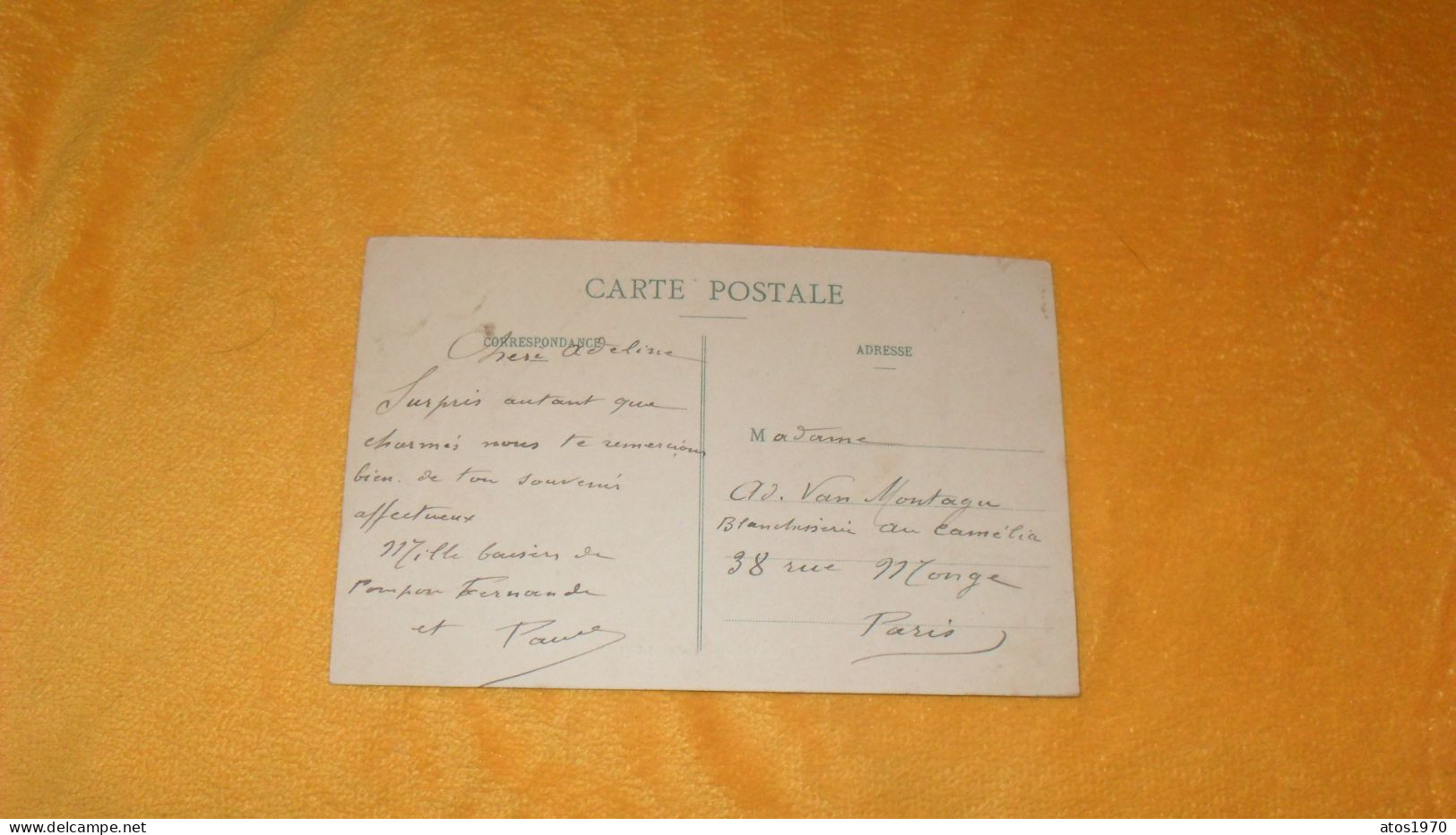 CARTE POSTALE ANCIENNE CIRCULEE DATE ?../ ENNERY.- HAMEAU DE LOUVILLE  ...CACHET + TIMBRE - Ennery