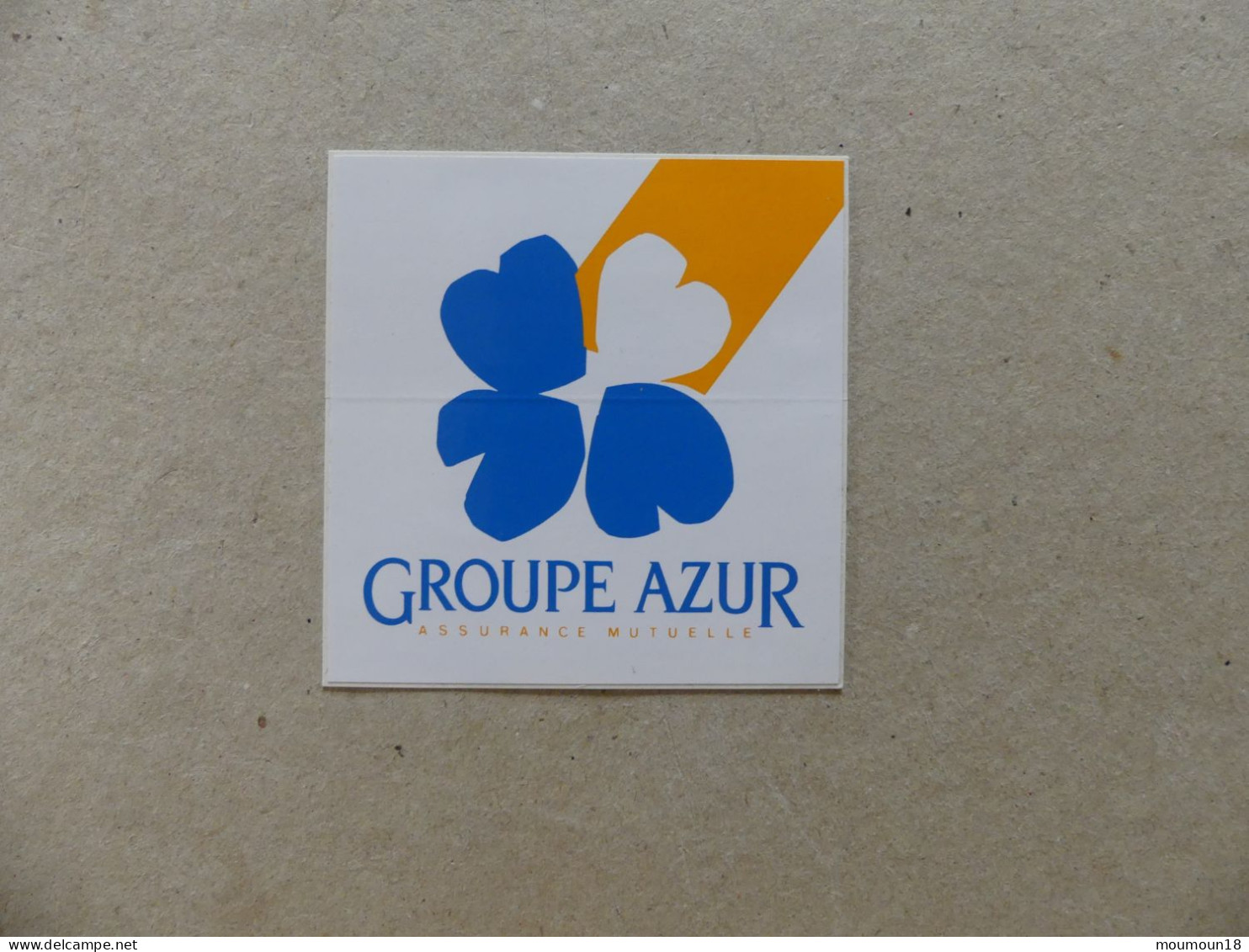 Autocollant Mutuelles Groupe Azur Assurance Mutuelle - Other & Unclassified