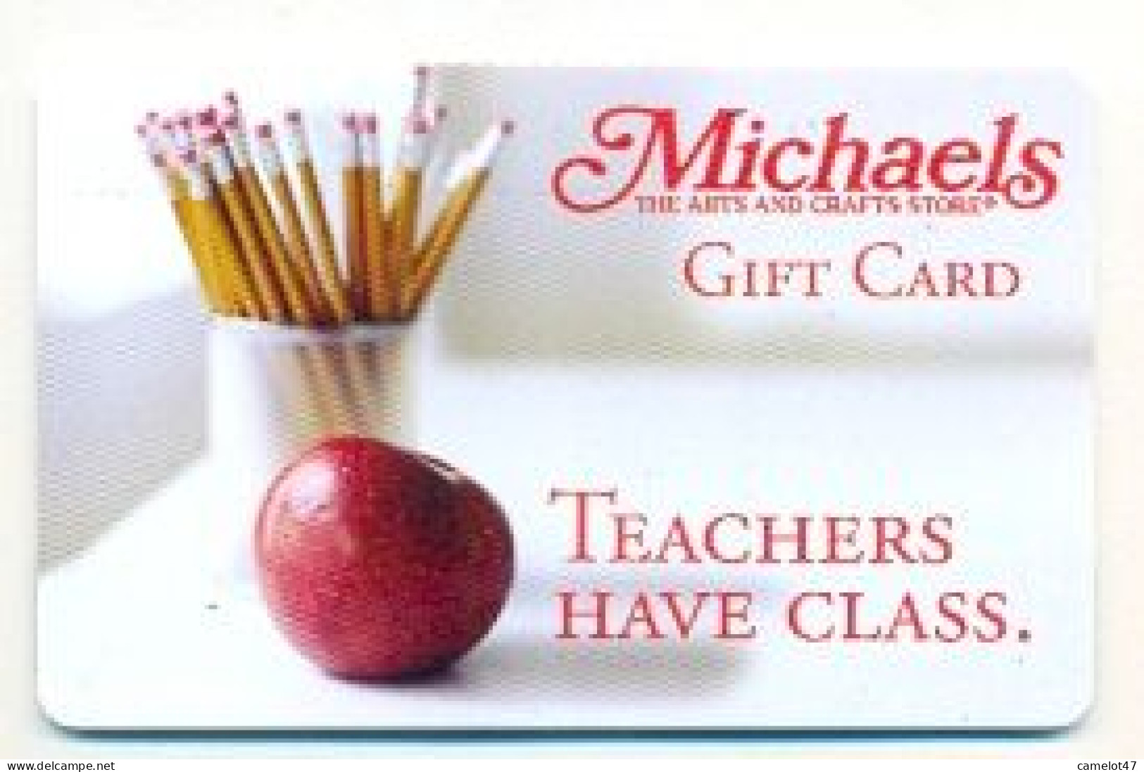 Michaels, U.S.A., Carte Cadeau Pour Collection, Sans Valeur, # Michaels-15 - Cartes De Fidélité Et Cadeau