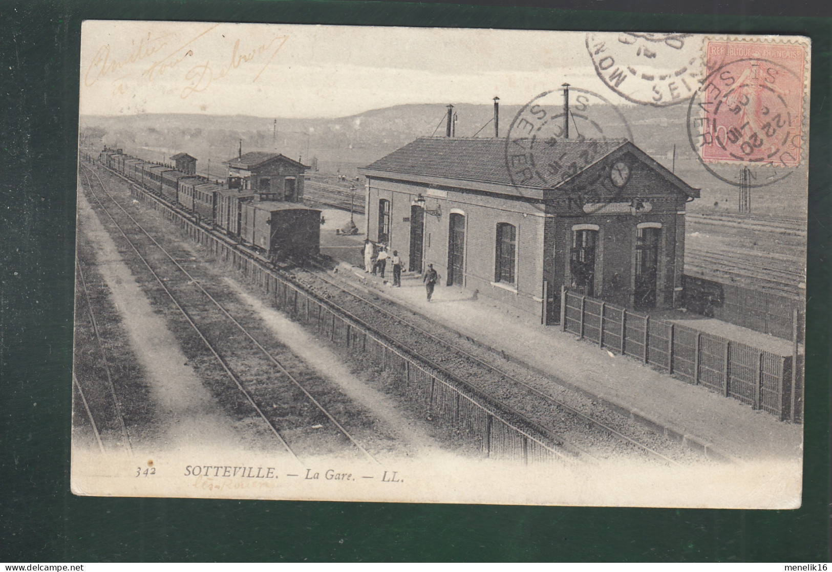 CP - 76 - Sotteville - La Gare - Sotteville Les Rouen