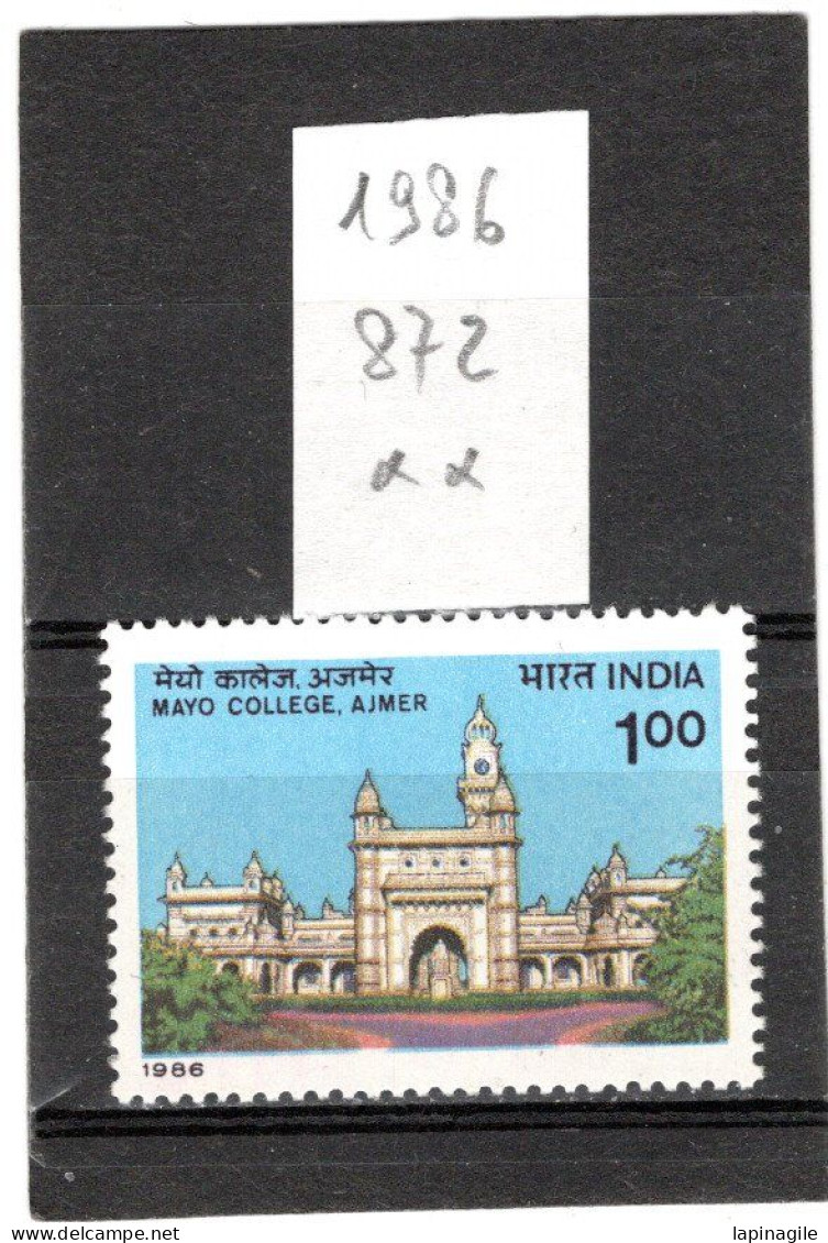 INDE 1986 YT N° 872 Neuf** - Unused Stamps