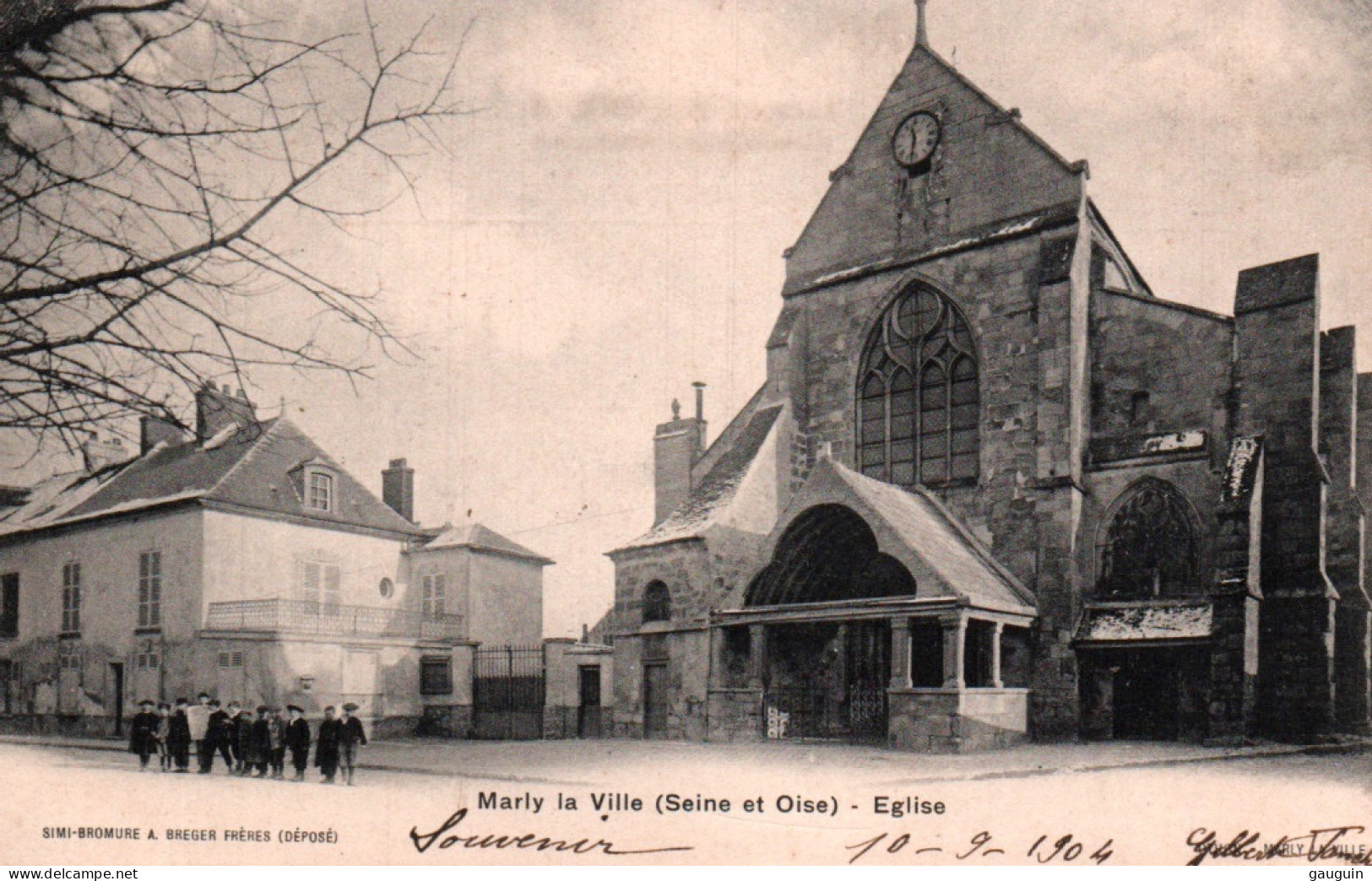 CPA - MARLY-la ViLLE - Église - Edition A.Bréger Frères - Marly La Ville