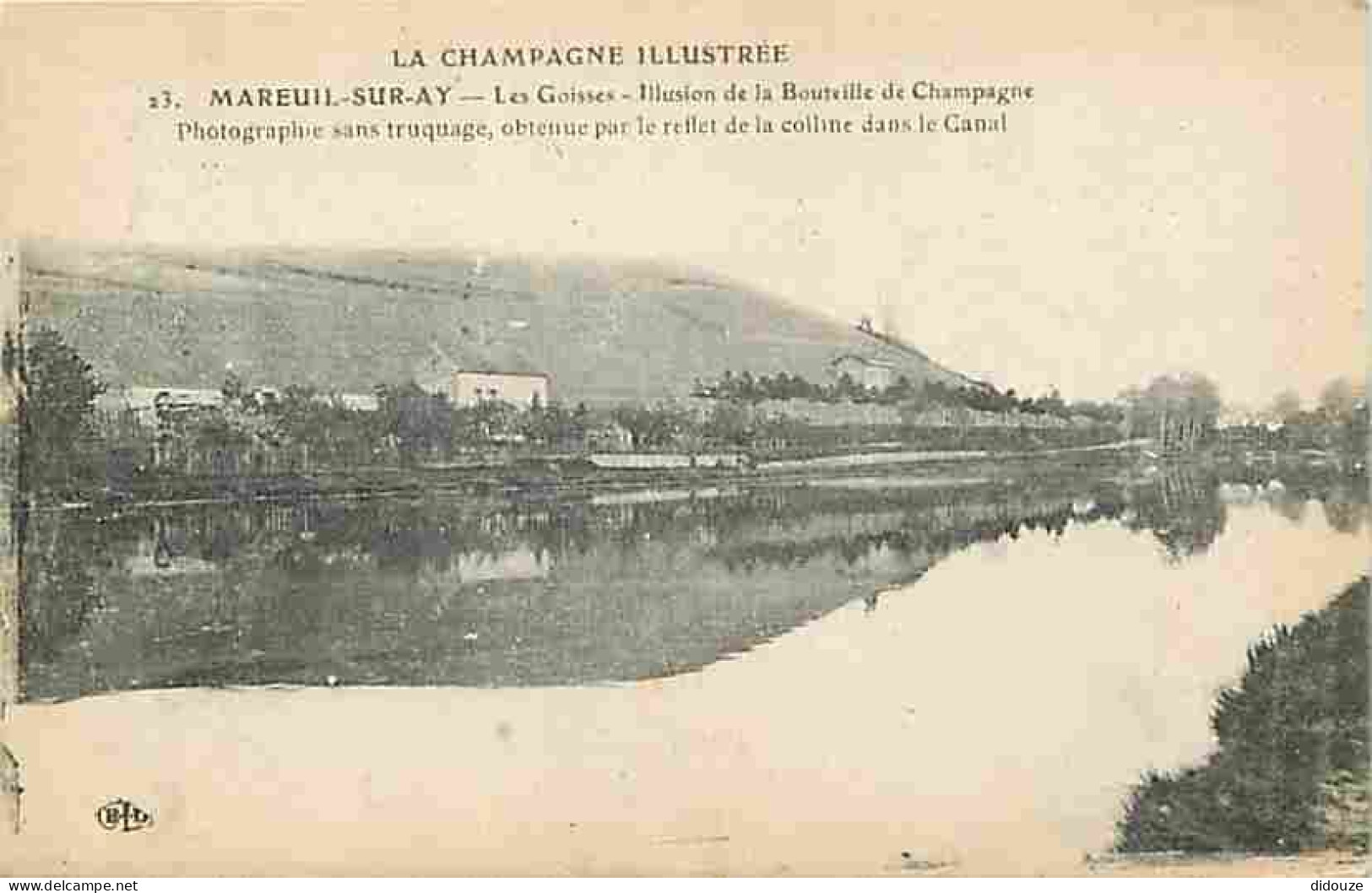 51 - Mareuil Sur Ay - Les Goisses - Illusion De La Bouteille De Champagne - CPA - Voir Scans Recto-Verso - Mareuil-sur-Ay