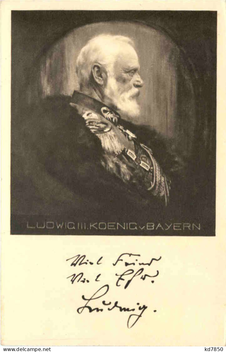 Ludwig III König Von Bayern - Familles Royales