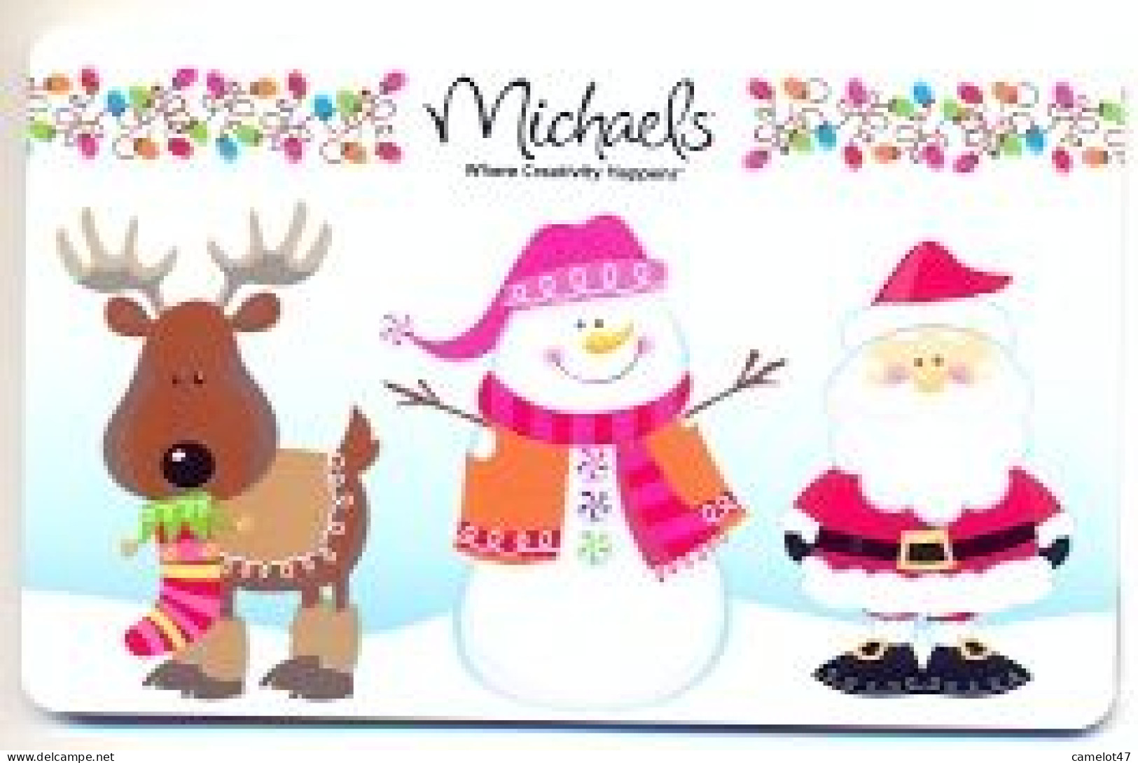 Michaels, U.S.A., Carte Cadeau Pour Collection, Sans Valeur, # Michaels-30 - Gift And Loyalty Cards