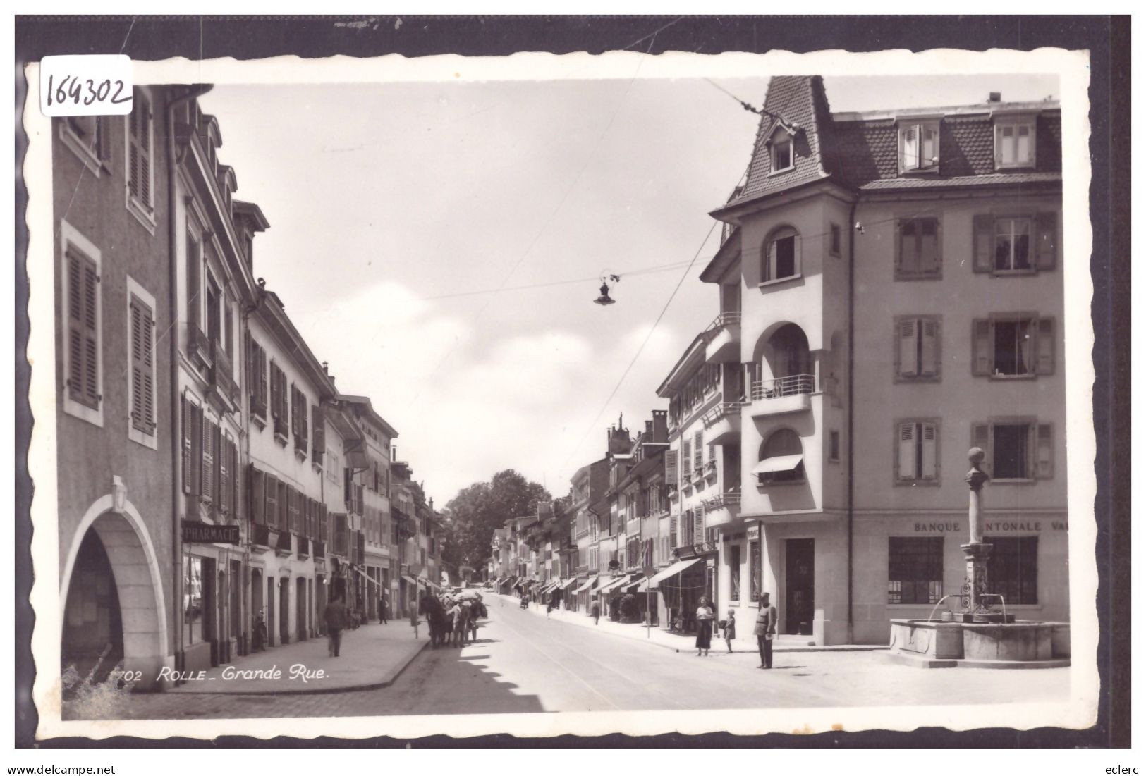 DISTRICT DE ROLLE - ROLLE - GRANDE RUE - TB - Rolle