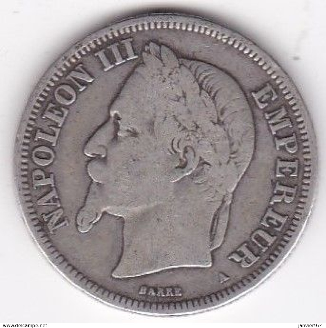 2 Francs 1868 A Paris. Napoléon III. En Argent - 2 Francs