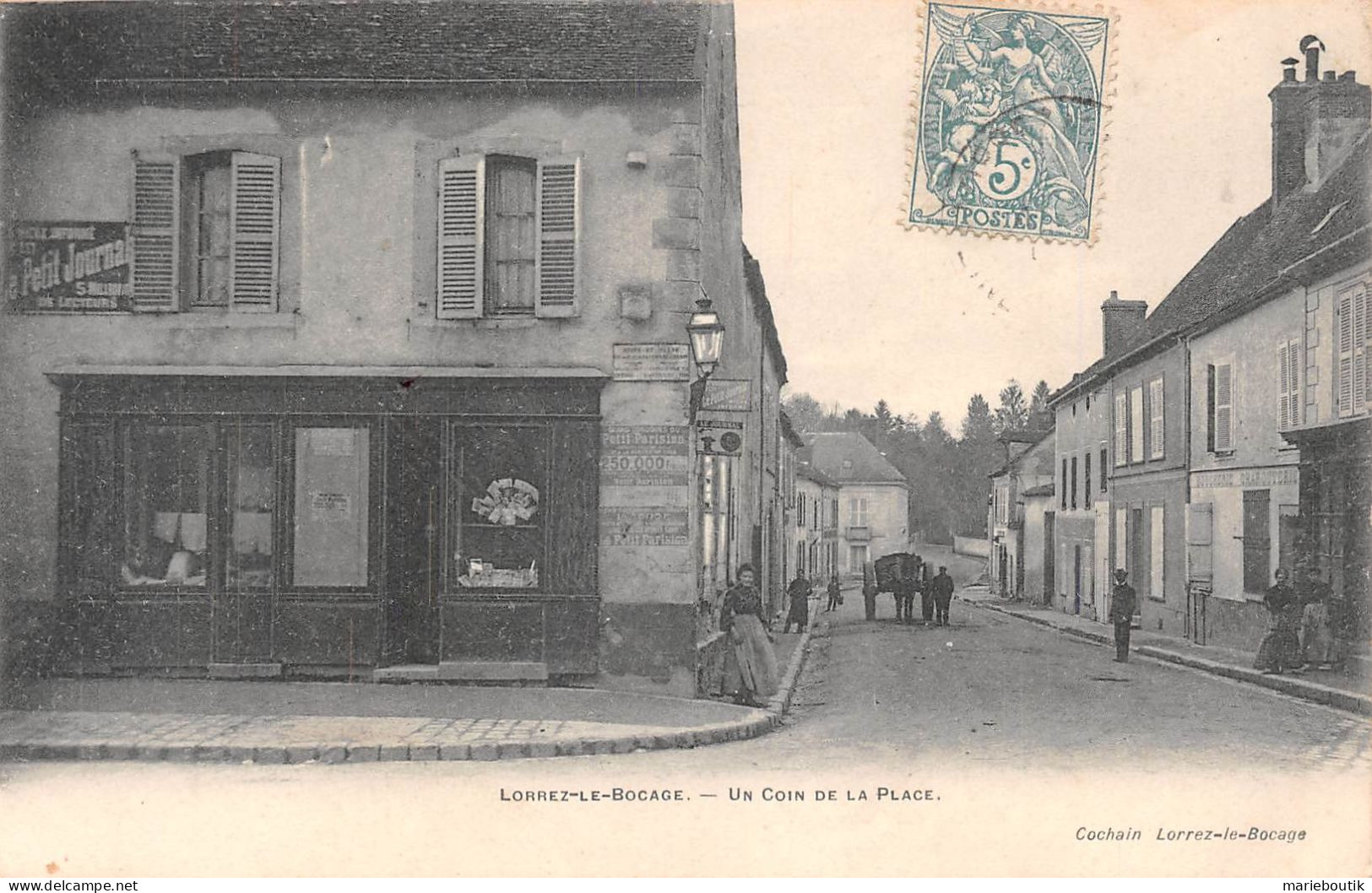 Lorrez Le Bocage – Un Coin De La Rue De La Place - Lorrez Le Bocage Preaux