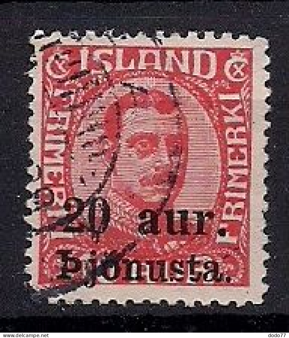 ISLANDE  SERVICE    N°  41   OBLITERE - Servizio