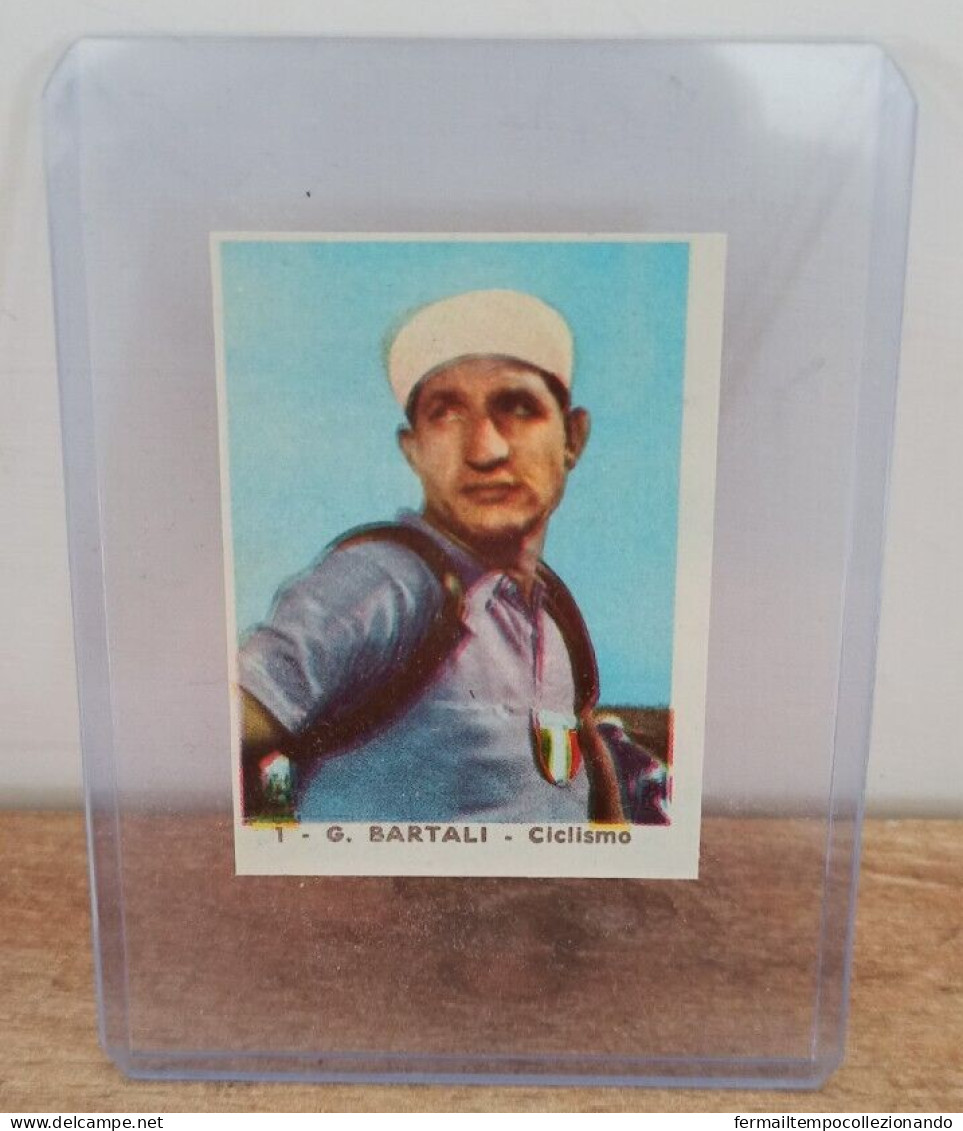 Bh 1957  Figurina Gino Bartali Ciclismo Girandola Di Successi Sada Firenze - Other & Unclassified