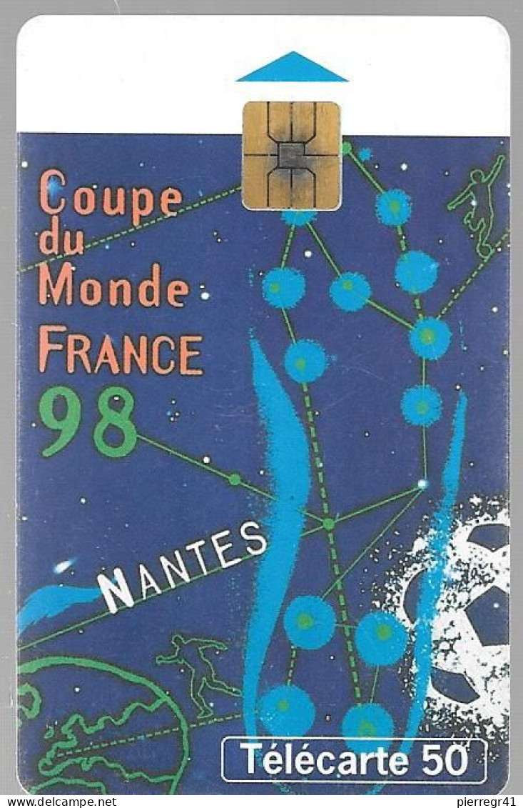 CARTE-PUBLIC-50U-853-SO3-JD-NANTES AFFICHE Coupe Du Monde-V° DN-JG-Série A 84493058-Utilisé-TBE- - 1998