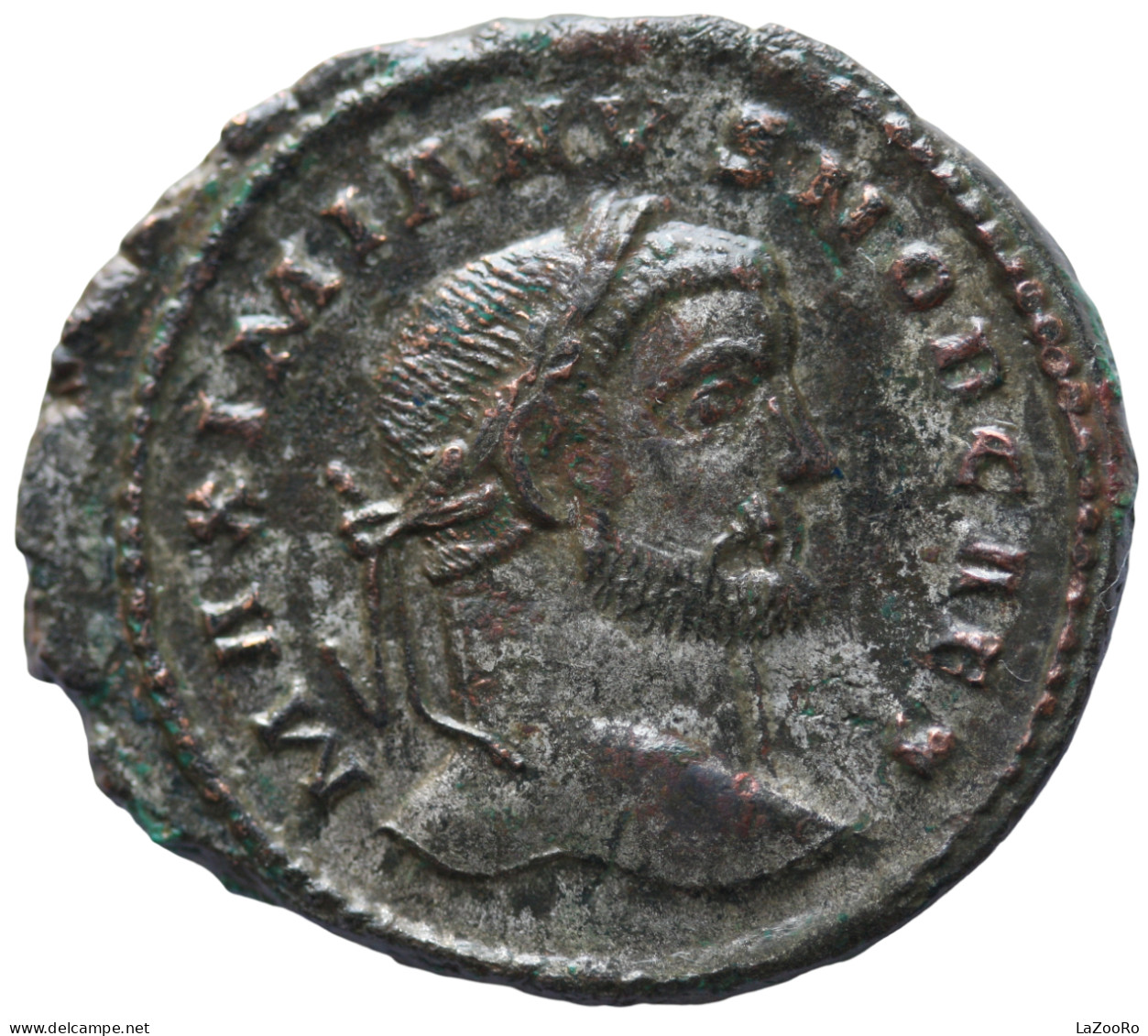 LaZooRo: Roman Empire - AE Follis Of Galerius Maximian (293-311 AD), Genius, C2 - The Tetrarchy (284 AD To 307 AD)