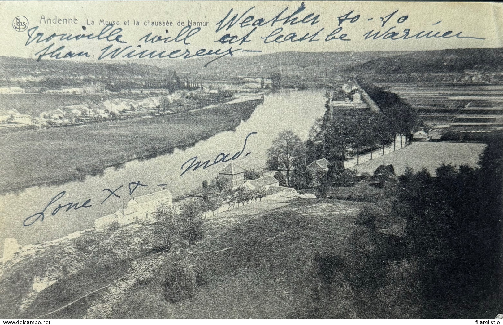 Andenne La Meuse Et La Chaussee De Namur - Andenne