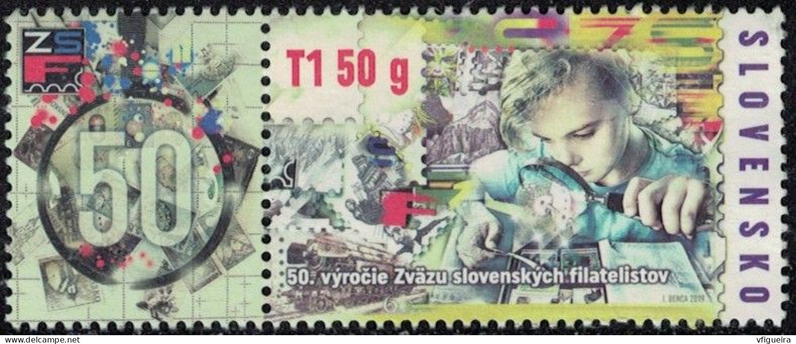 Slovaquie 2019 Oblitéré Used 50e Anniversaire De L'Union Des Philatélistes Slovaques Y&T SK 767 SU - Used Stamps