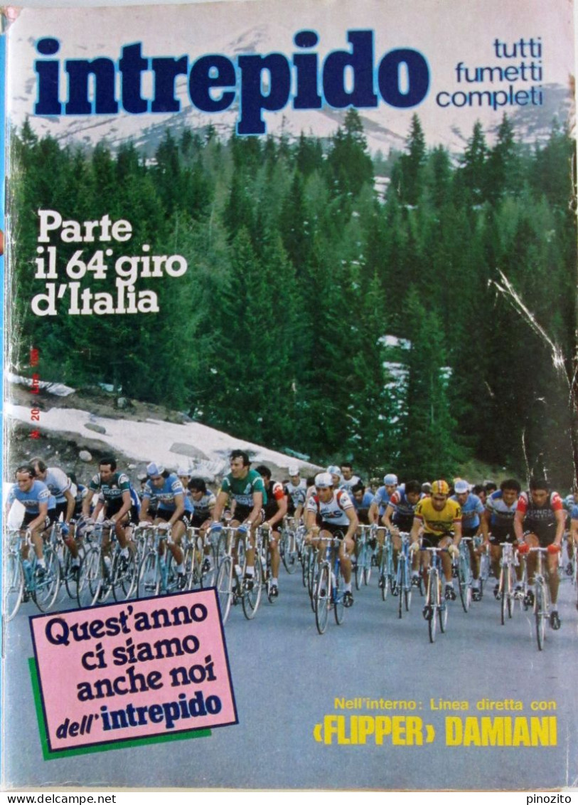 INTREPIDO 20 1981 Giro D’Italia Oscar Damiani Phil Mahre The Dice Luca Vernizzi Klaus Kinski - Deportes