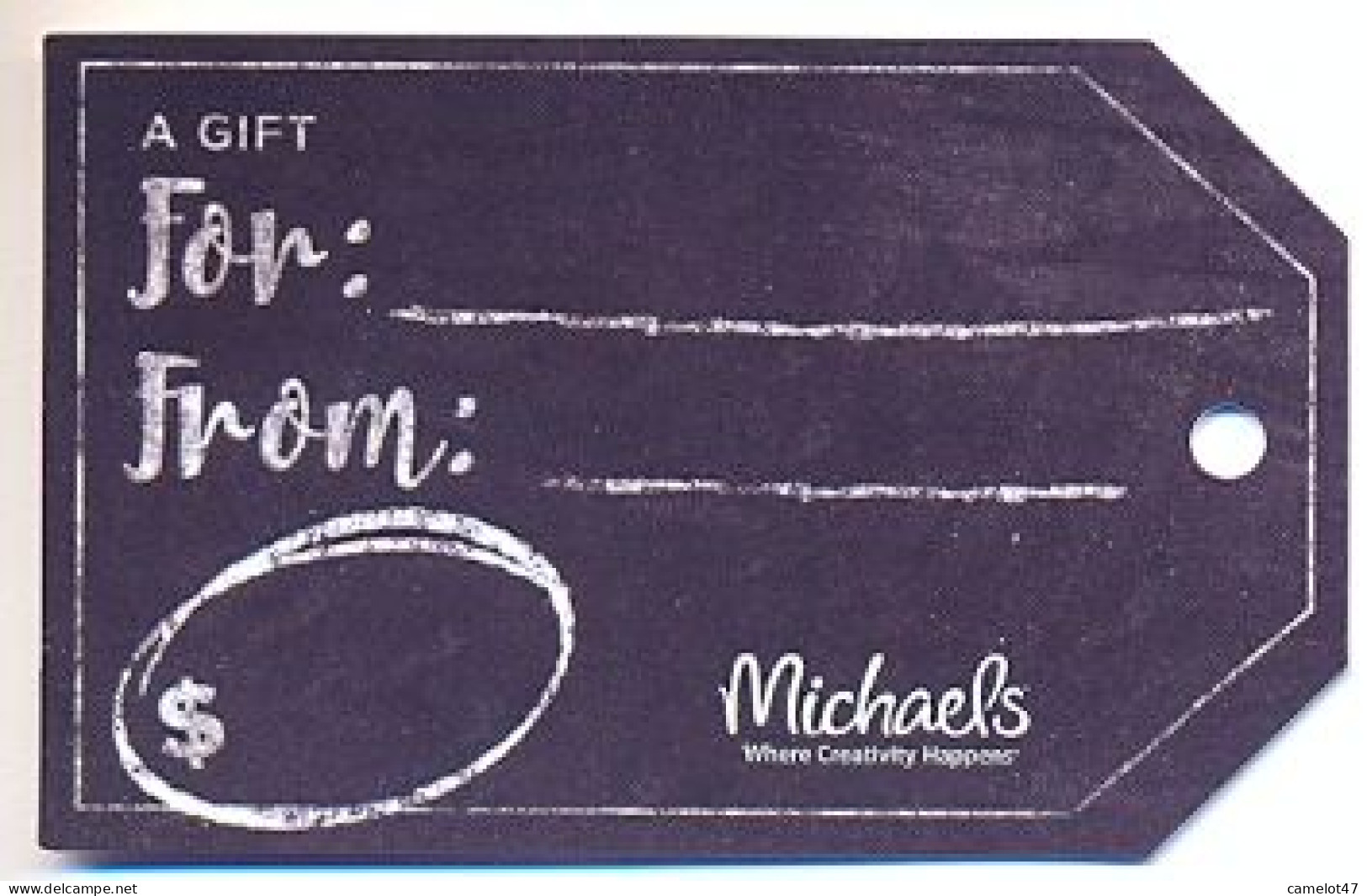 Michaels, U.S.A., Carte Cadeau Pour Collection, Sans Valeur, # Michaels-52 - Carta Di Fedeltà E Regalo