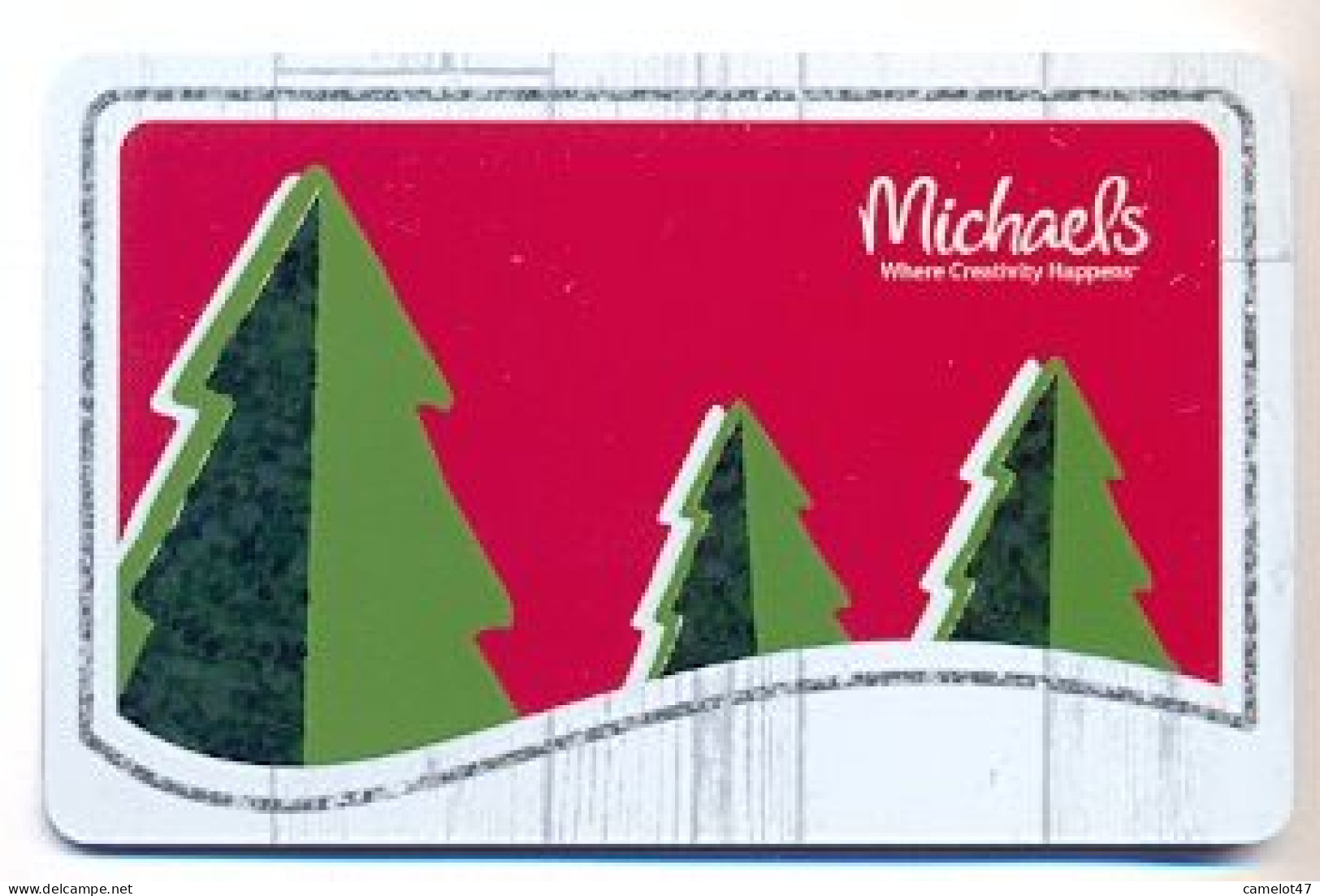 Michaels, U.S.A., Carte Cadeau Pour Collection, Sans Valeur, # Michaels-53 - Cadeaubonnen En Spaarkaarten