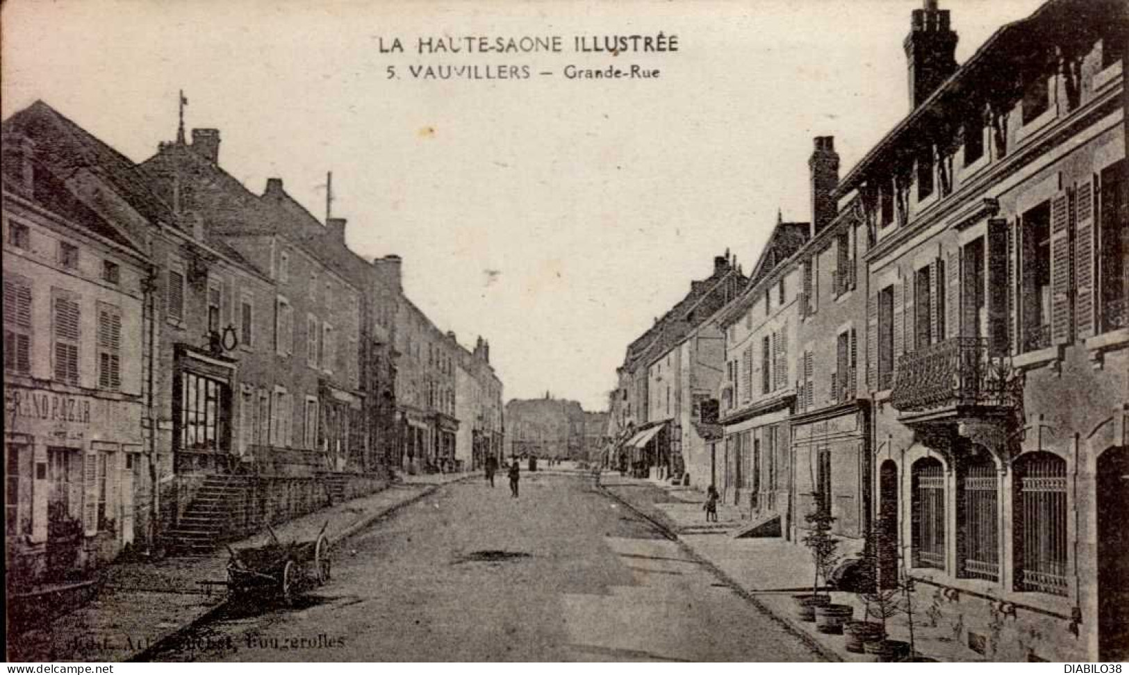 VAUVILLERS      ( HAUTE SAONE )  GRANDE RUE - Vauvillers