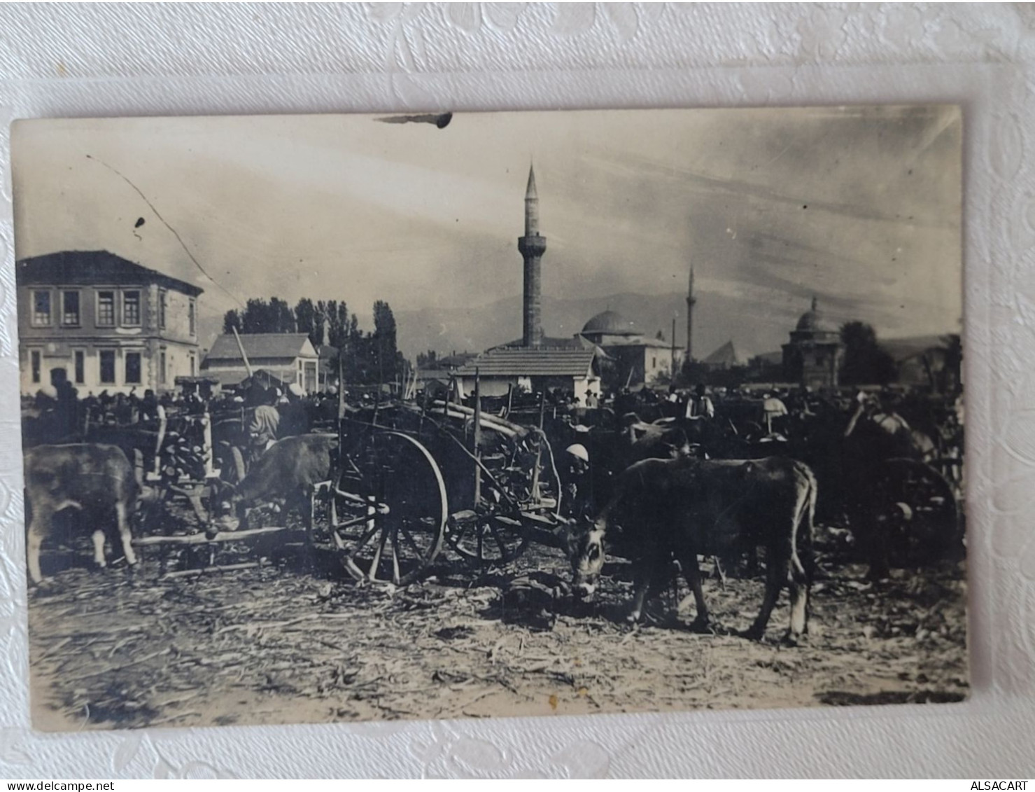 Roumanie , Carte Photo , Marché Paysan - Turkije