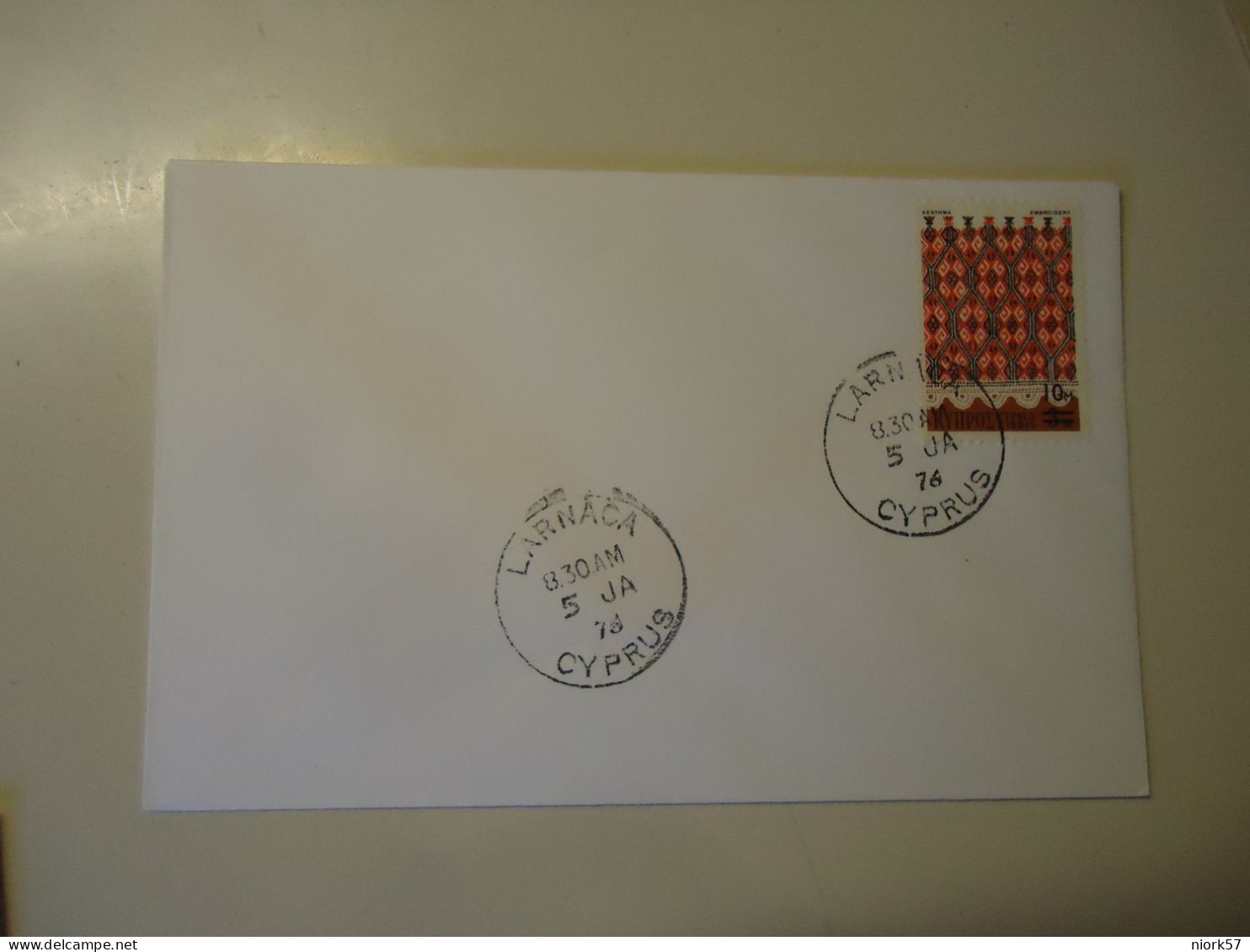 CYPRUS  FDC  UNOFFICIAL COVER  1976  OVERPRINT - Covers & Documents