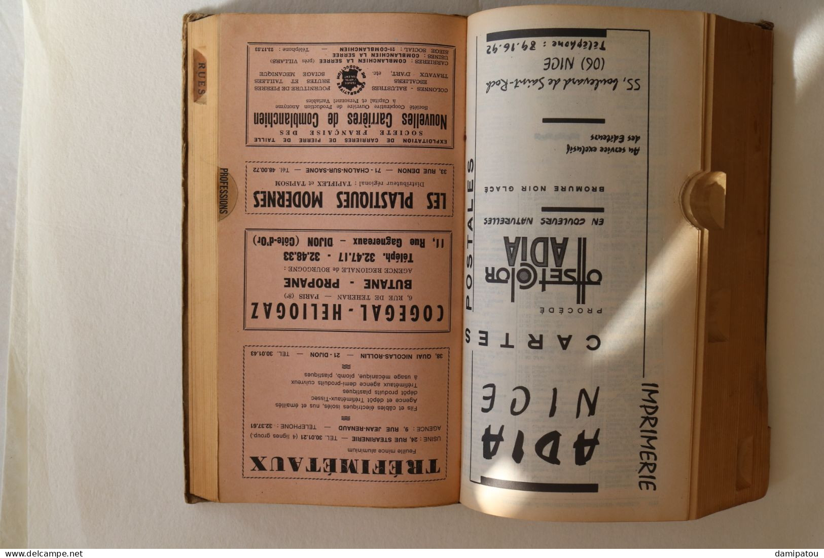 ANNUAIRE TELEPHONIQUE COTE D'OR ET SAONE ET LOIRE De 1966 - Telefonbücher