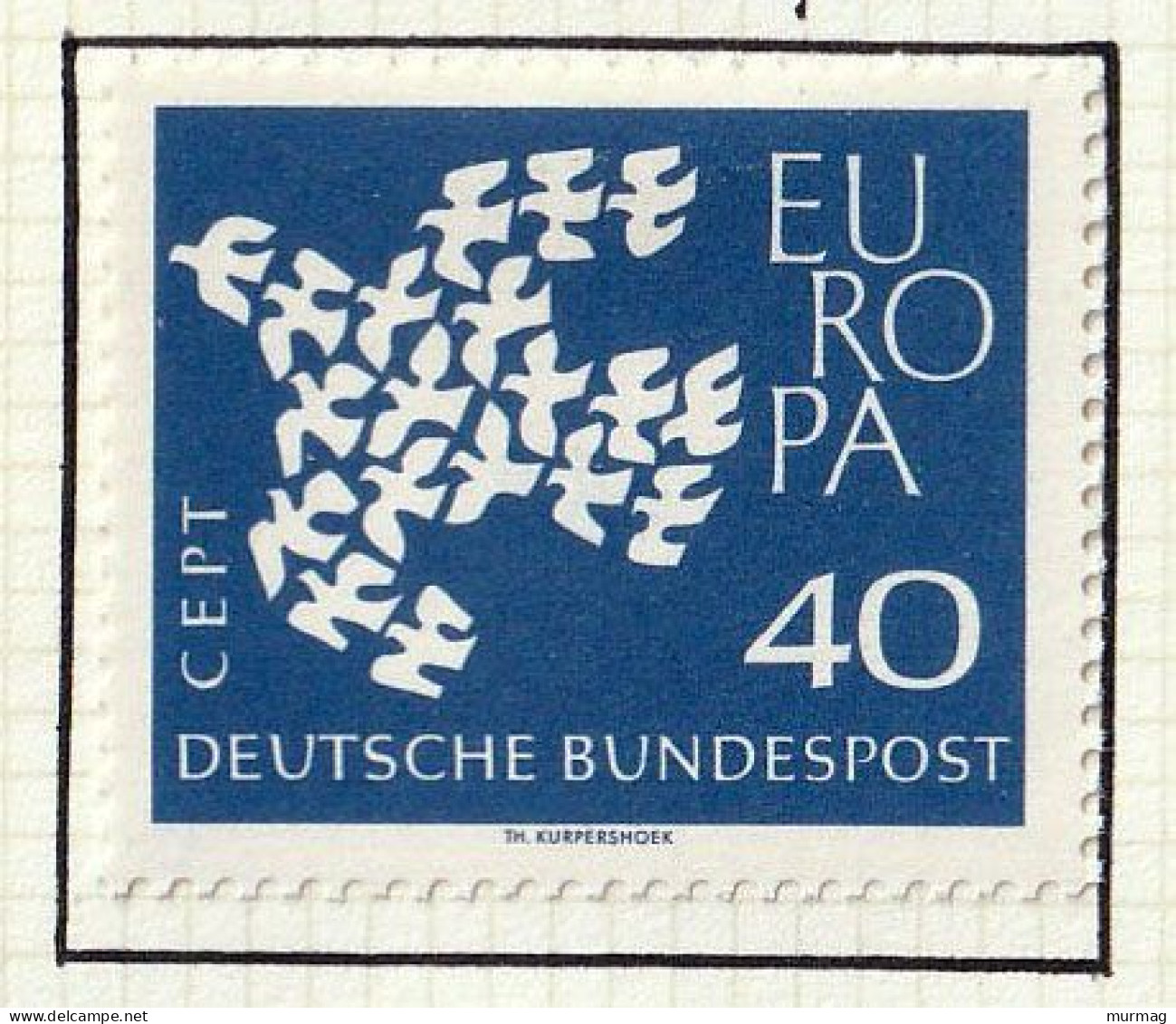 EUROPA - Allemagne Occidentale - Y&T N° 239-240 - 1961 - MH - 1961