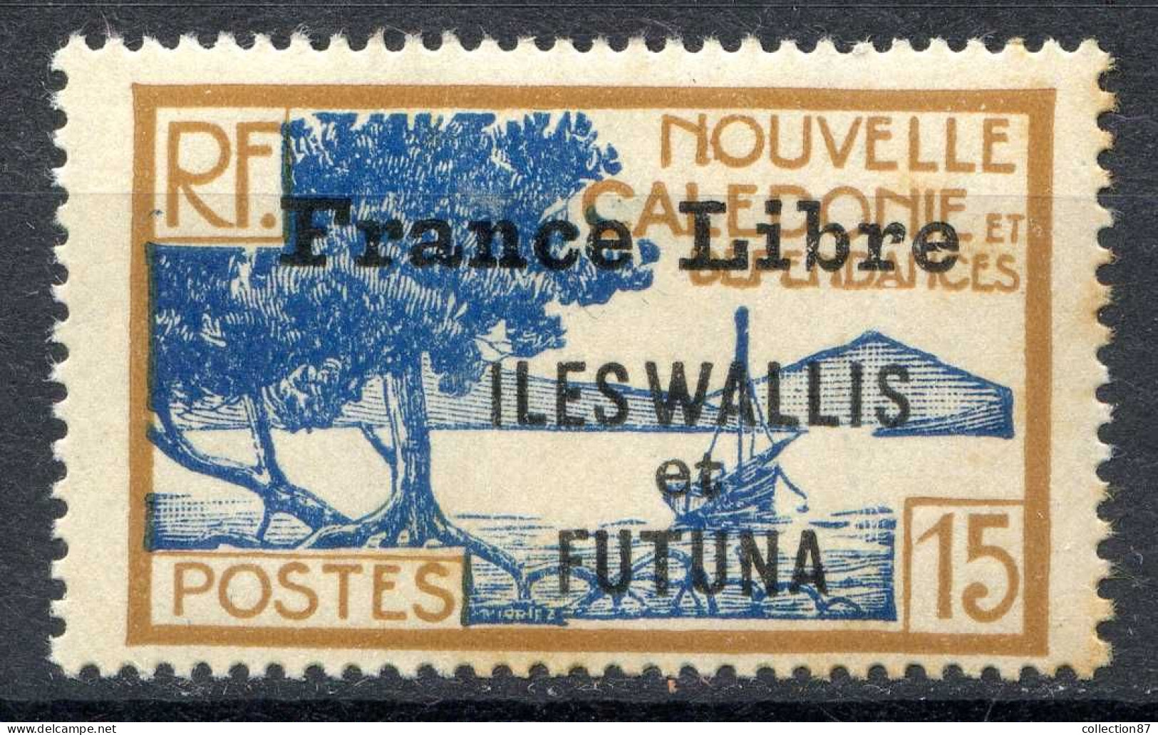 REF 086 > WALLIS & FUTUNA < FRANCE LIBRE N° 98 * Neuf Ch - MH * - Nuevos