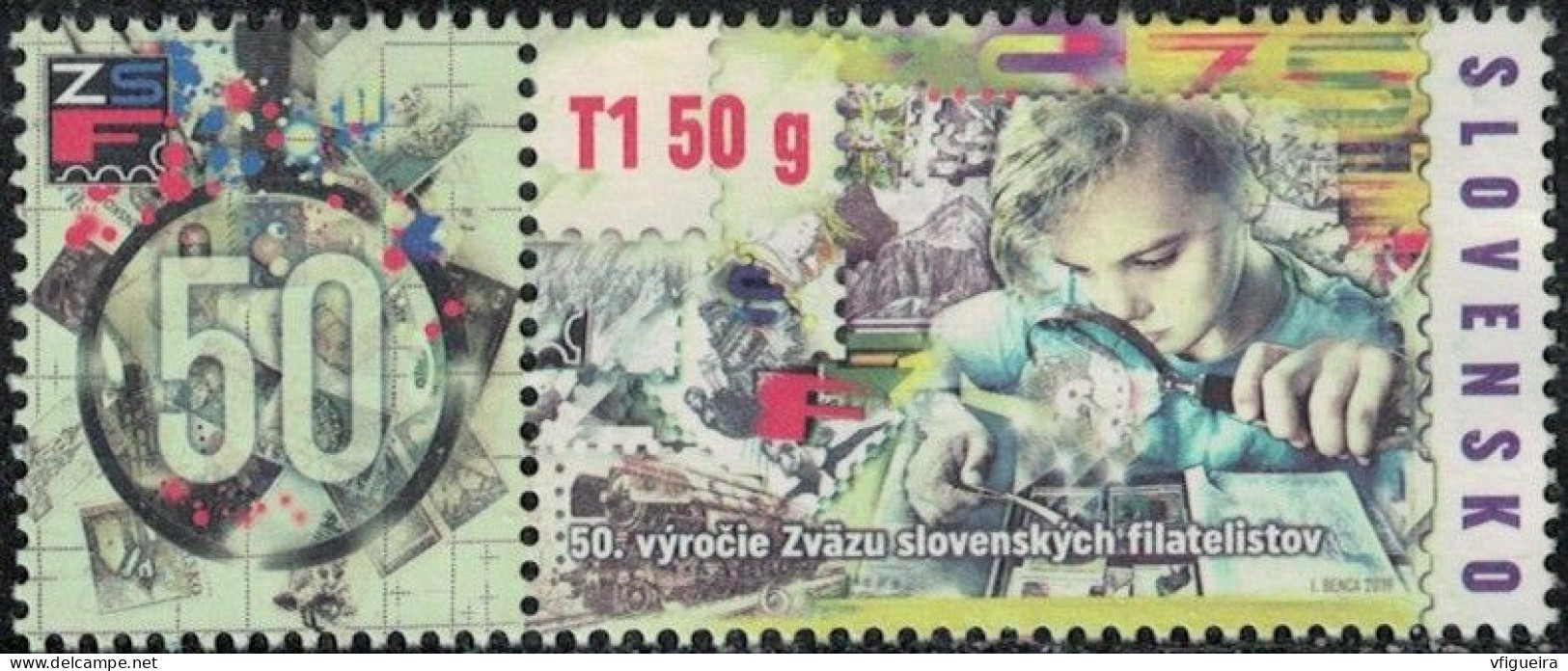 Slovaquie 2019 Oblitéré Used 50e Anniversaire De L'Union Des Philatélistes Slovaques Y&T SK 767 SU - Used Stamps