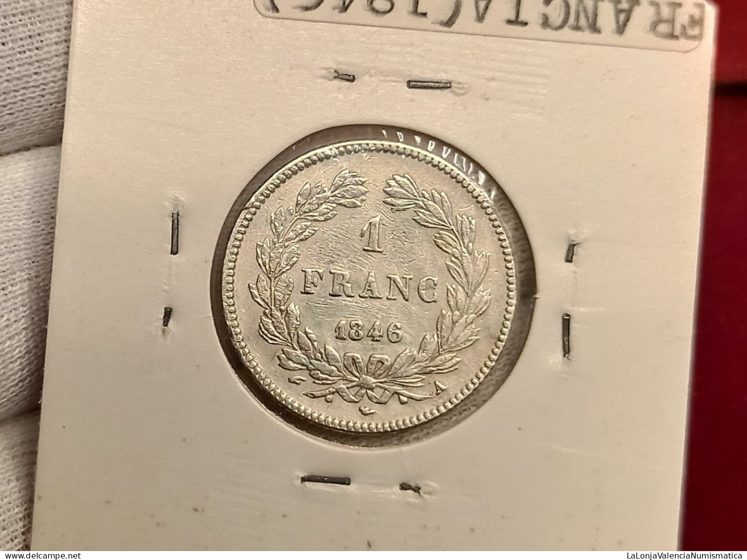 Francia France 1 Franc 1846 A Paris Km 748 Plata - Autres & Non Classés