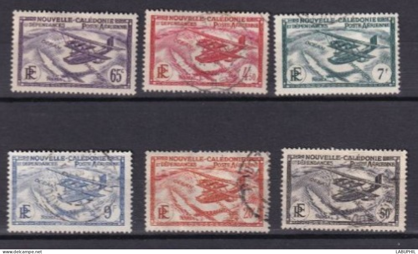 NOUVELLE CALEDONIE Dispersion D'une Collection Oblitéré Used  1938 - Oblitérés