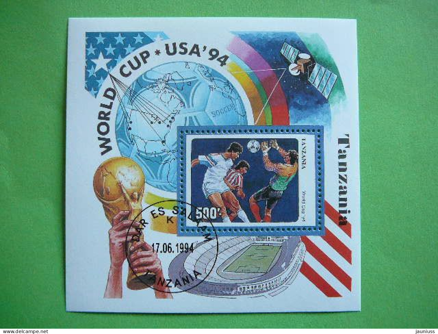 Football # Tanzania 1994 Used # Soccer - World Cup - 1994 – USA - 1994 – Vereinigte Staaten