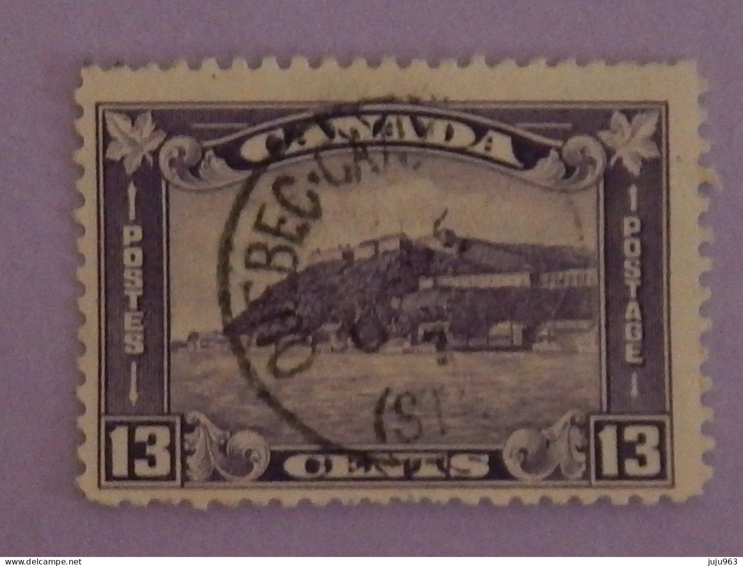 CANADA YT 167 OBLITÉRÉ "ANCIENNE CITADELLE DE QUEBEC" ANNÉES 1932/1933 - Gebraucht