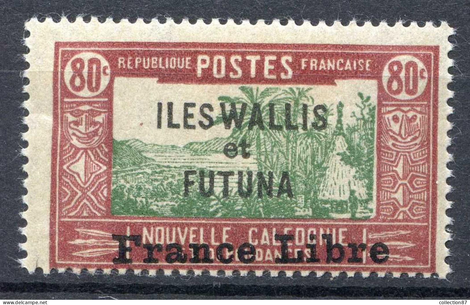 REF 086 > WALLIS & FUTUNA < FRANCE LIBRE N° 112 * Neuf Ch - MH * - Neufs