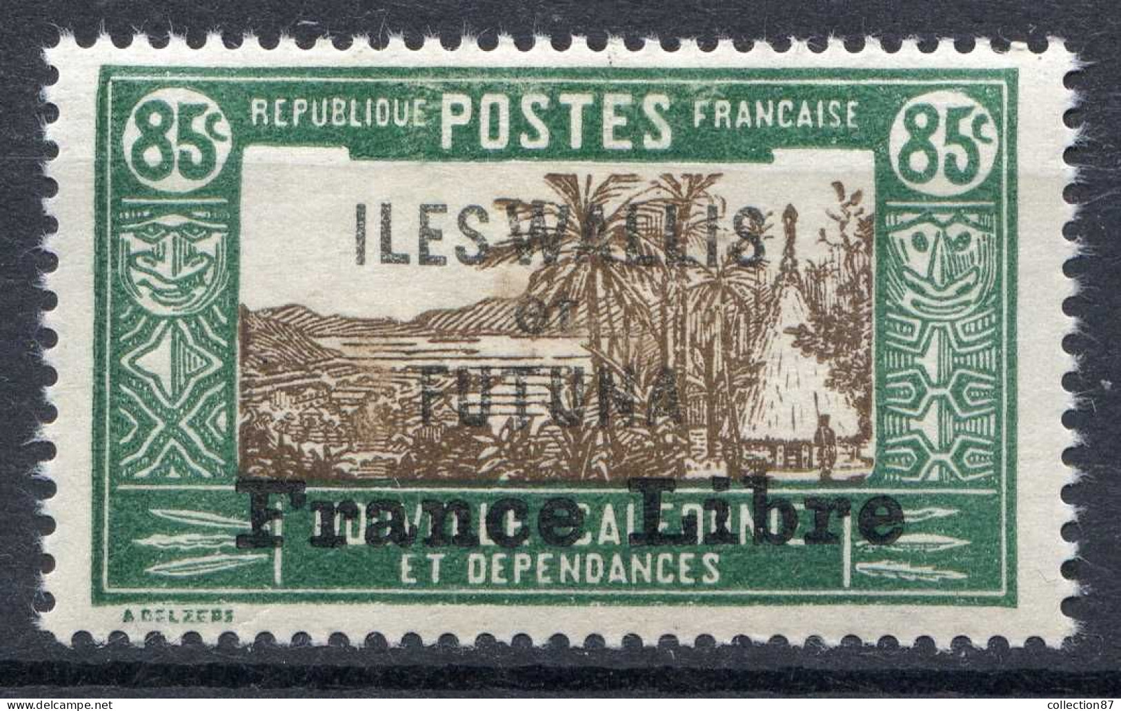 REF 086 > WALLIS & FUTUNA < FRANCE LIBRE N° 113 * Neuf Ch - MH * - Unused Stamps