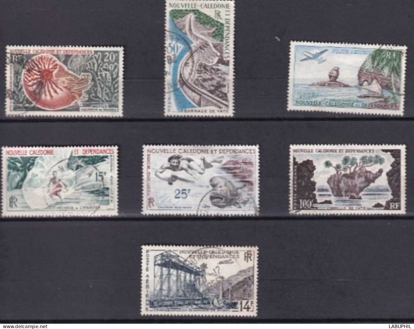 NOUVELLE CALEDONIE Dispersion D'une Collection Oblitéré Used  1955/62 - Used Stamps