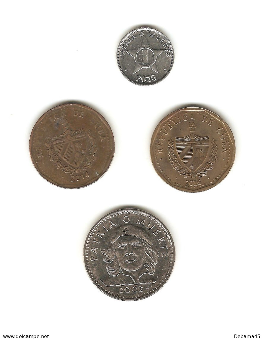 575/ Cuba : 1 Centavo 2020 - 1 Peso 2014 Et 2016 - 3 Pesos 2002 - Kuba