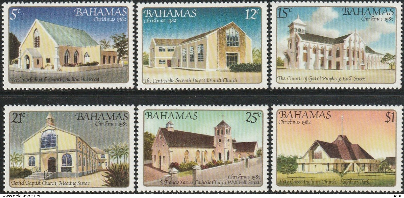 THEMATIC ARCHITECTURE:  CHRISTMAS. BAHAMAS CHURCHES AND RELIGIONS    -    BAHAMAS - Iglesias Y Catedrales