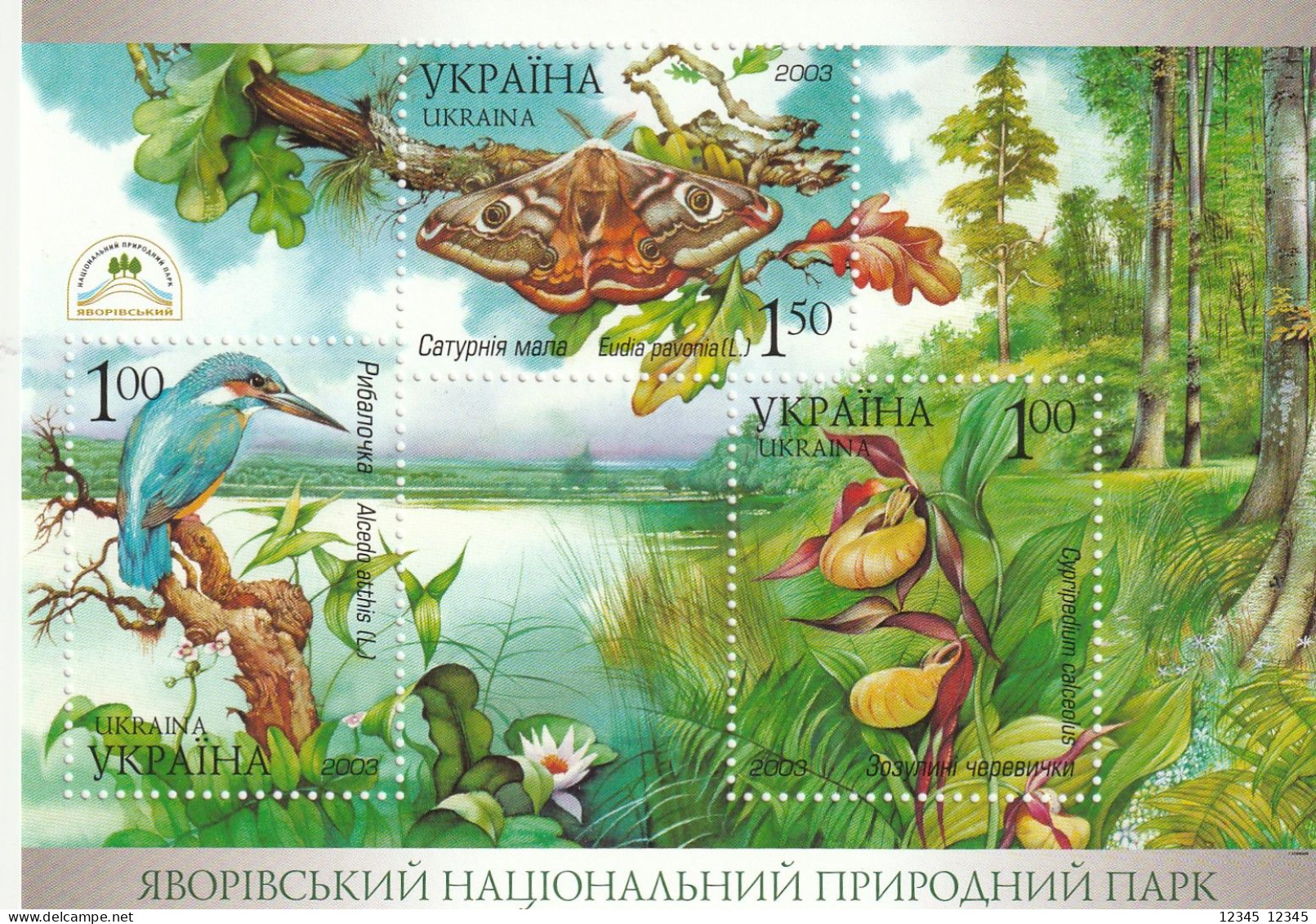 Oekraïne 2003, Postfris MNH, Birds, Butterflies, Nature - Ukraine