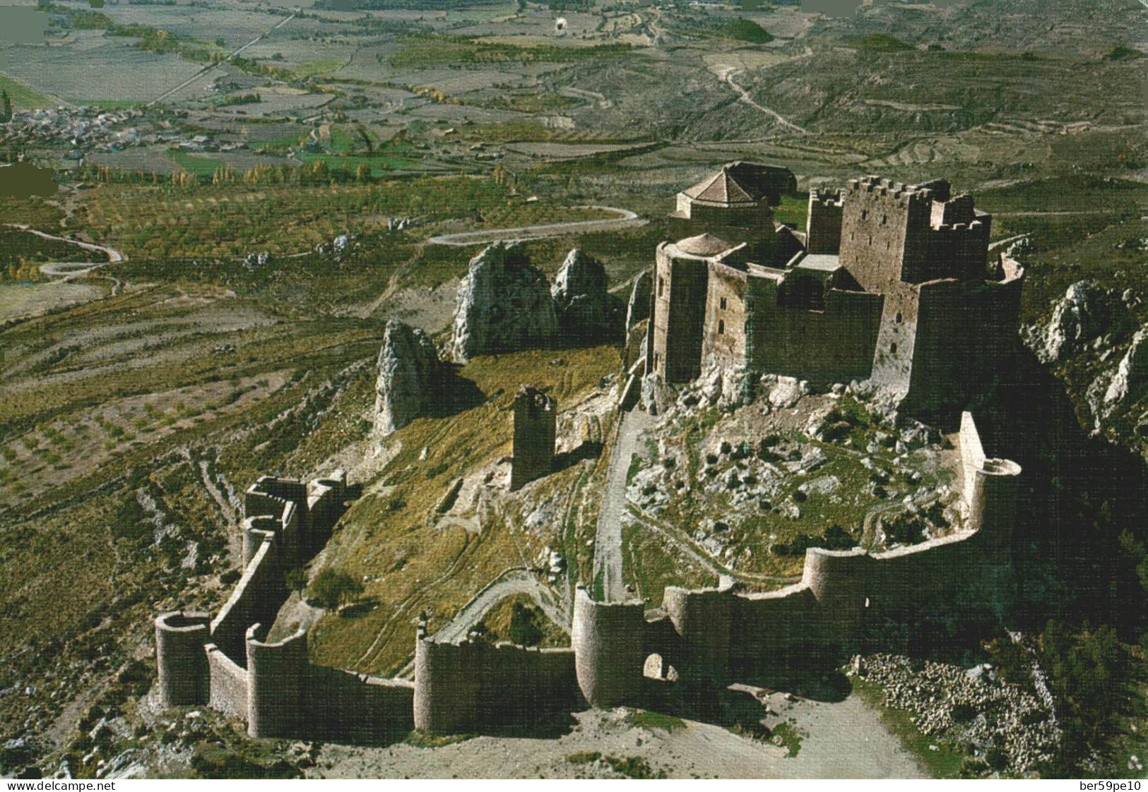 ESPAGNE CASTILLO DE LOARRE HUESCA VISTA AEREA - Huesca