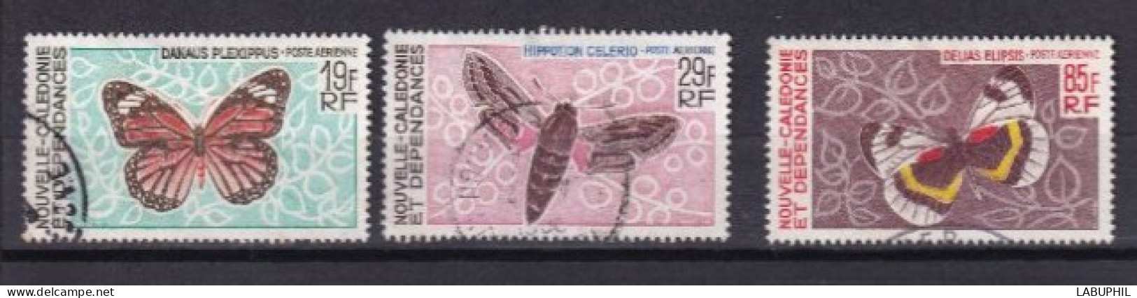 NOUVELLE CALEDONIE Dispersion D'une Collection Oblitéré Used  1967 Faune Papillons - Gebraucht