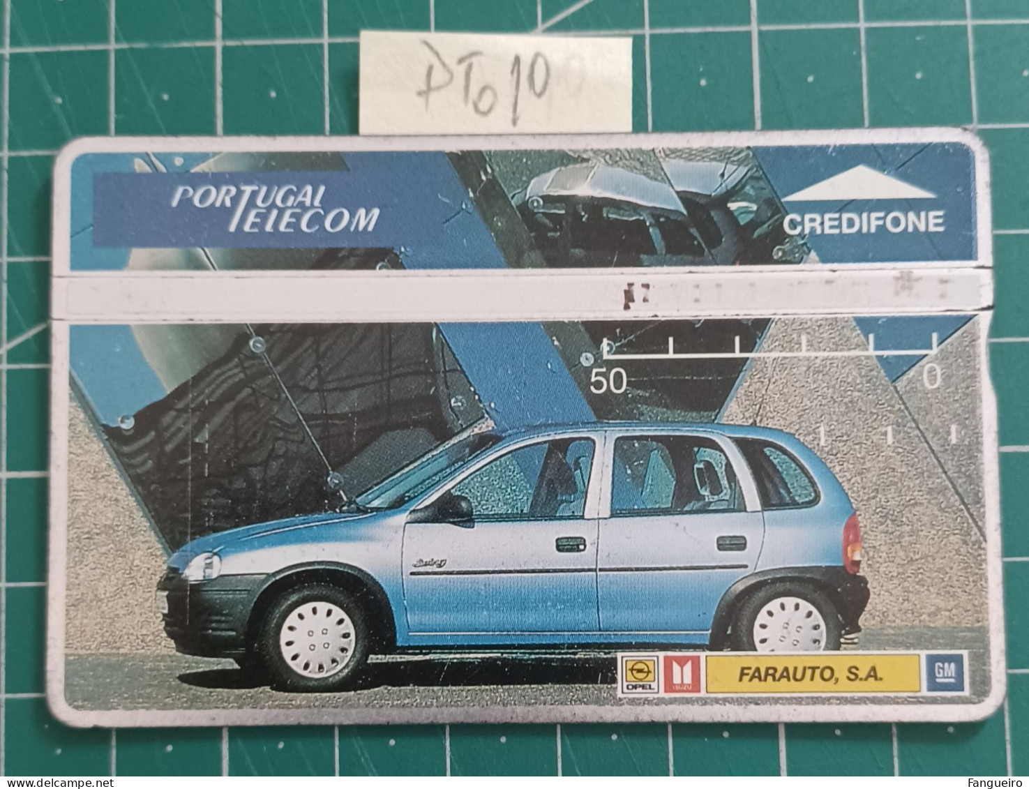 PORTUGAL PHONECARD USED PTo10 FARAUTO OPEL - Portogallo