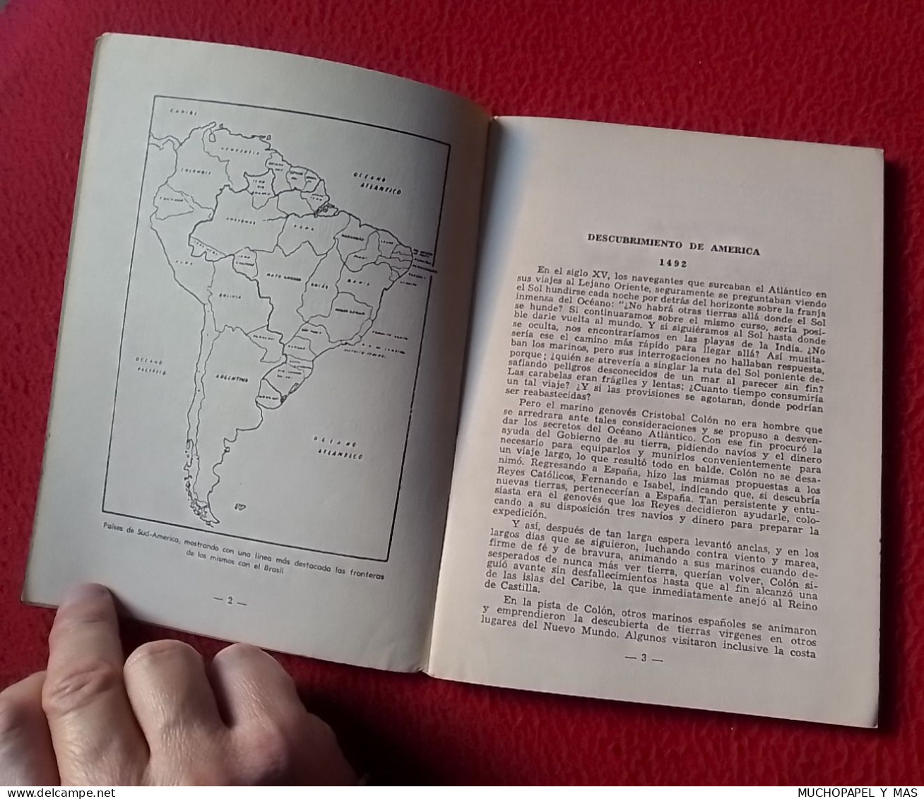 ANTIGUO LIBRO GUÍA PUBLICACIÓN O SIMIL UN ESBOZO DE LA HISTORIA DEL BRASIL 1953 MARÍA A. DE ALENCASTRO GUIMARAES..BRAZIL - Histoire Et Art