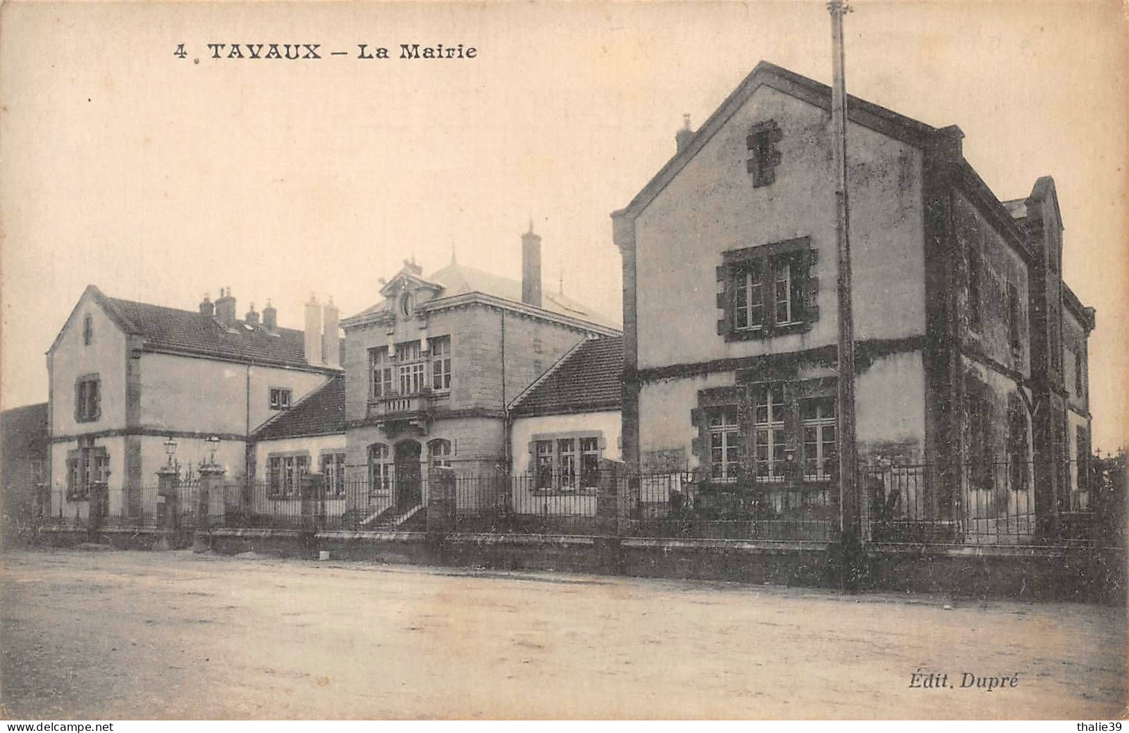 Tavaux Mairie 4 Desaix Dupré Canton Chemin Près Dole Gevry Damparis - Tavaux