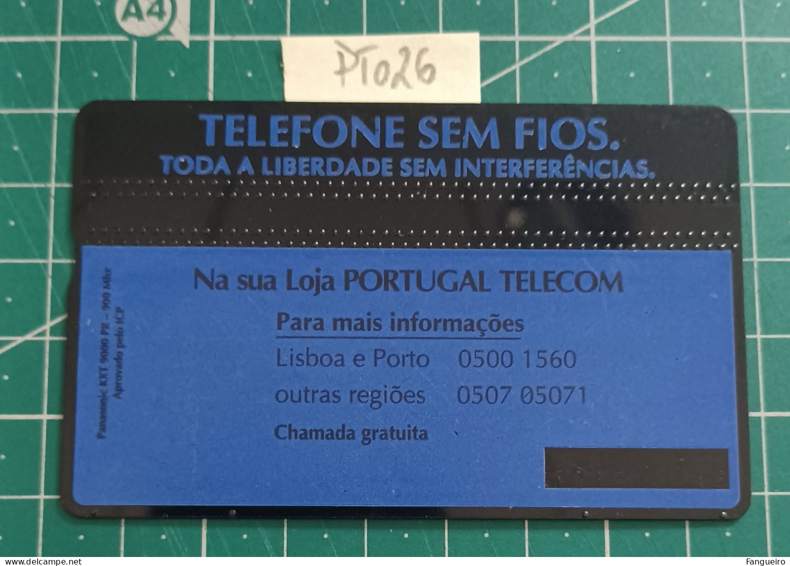 PORTUGAL PHONECARD USED PTo26 PANASONIC - Portugal