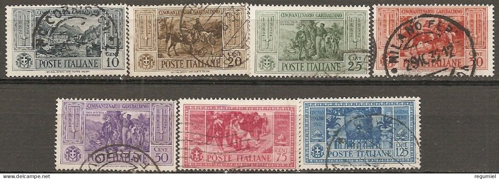 Italia U  291/301 (o) Usado 1932 - Gebraucht