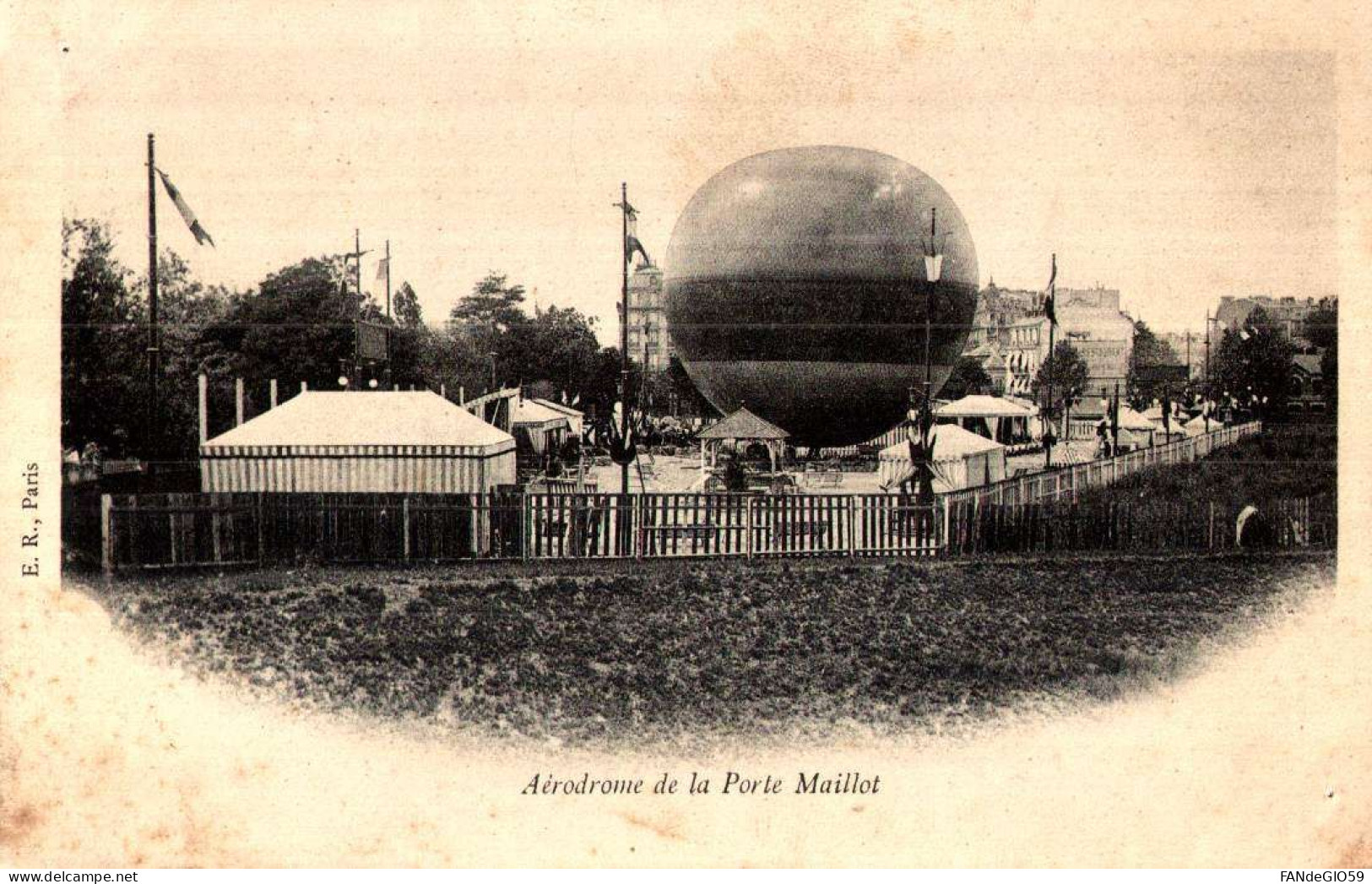 L'AERODROME DE LA PORTE MAILLOT/ 52///  CP TTBE  LIQUIDE - Neuilly Sur Seine