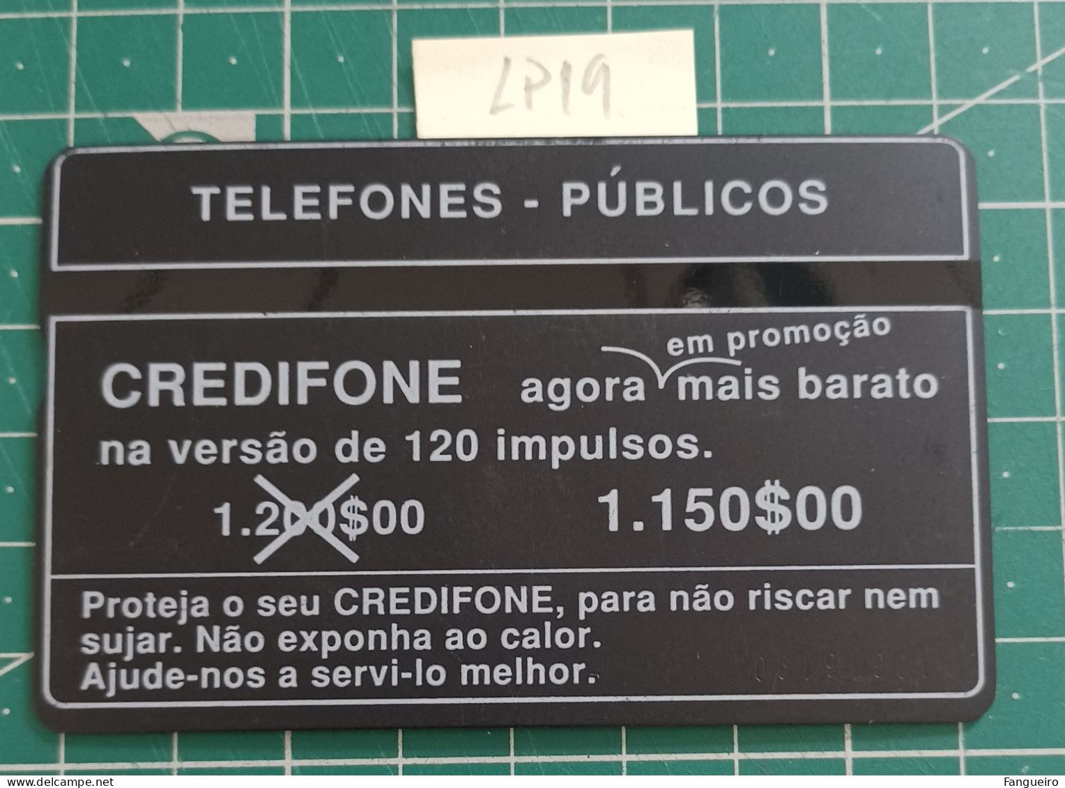 PORTUGAL PHONECARD USED LP019 CREDIFONE - Portugal