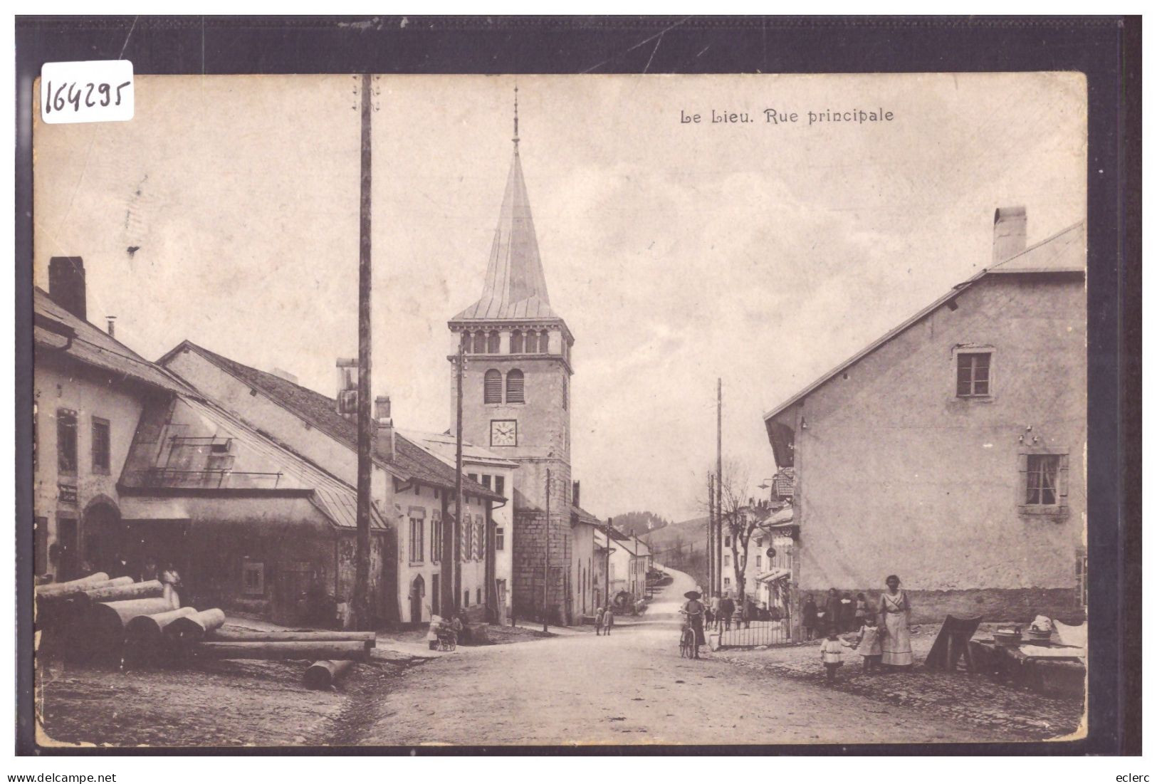 DISTRICT DE LA VALLEE - LE LIEU - RUE PRINCIPALE - TB - Le Lieu