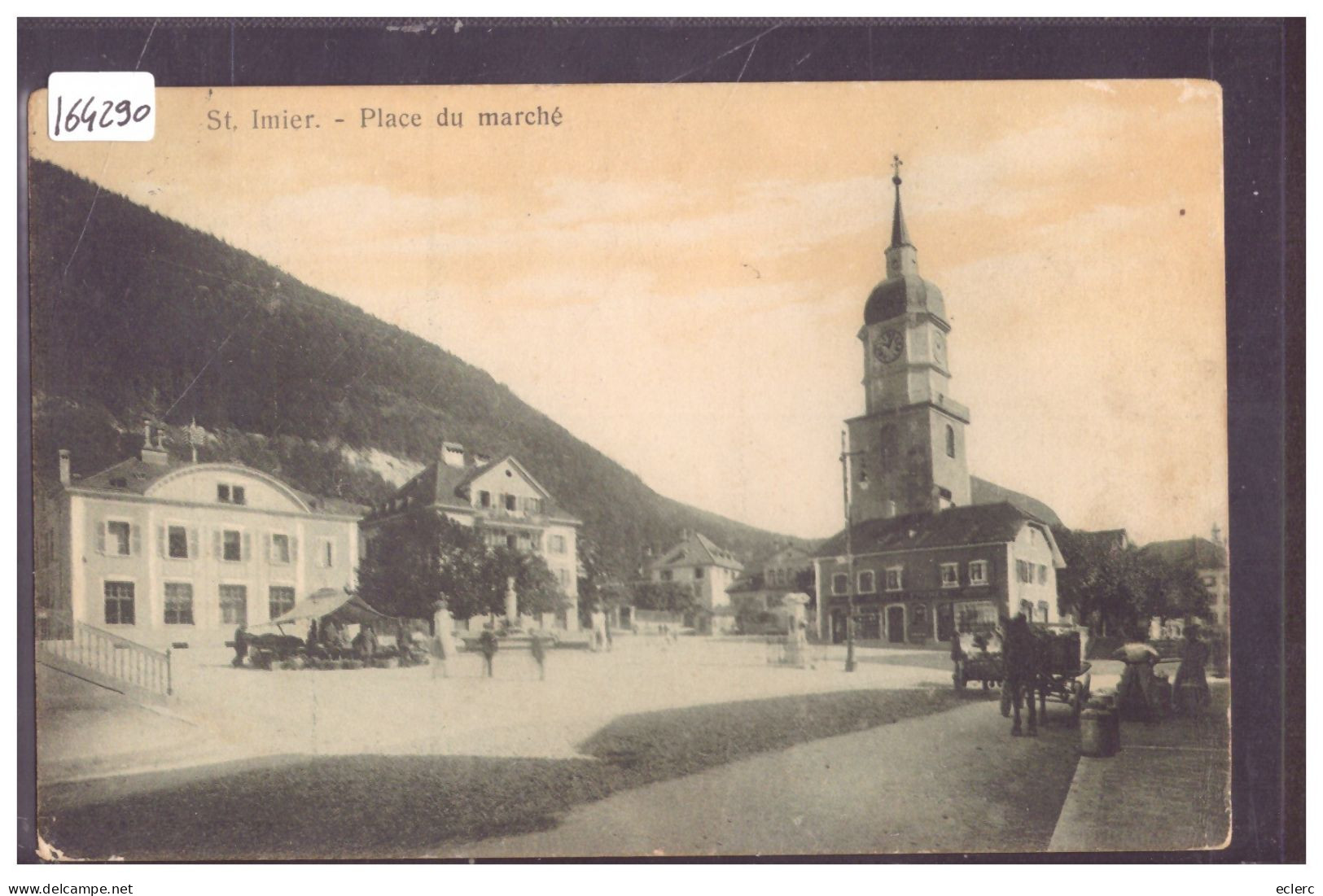 ST IMIER - PLACE DU MARCHE - TB - Saint-Imier 