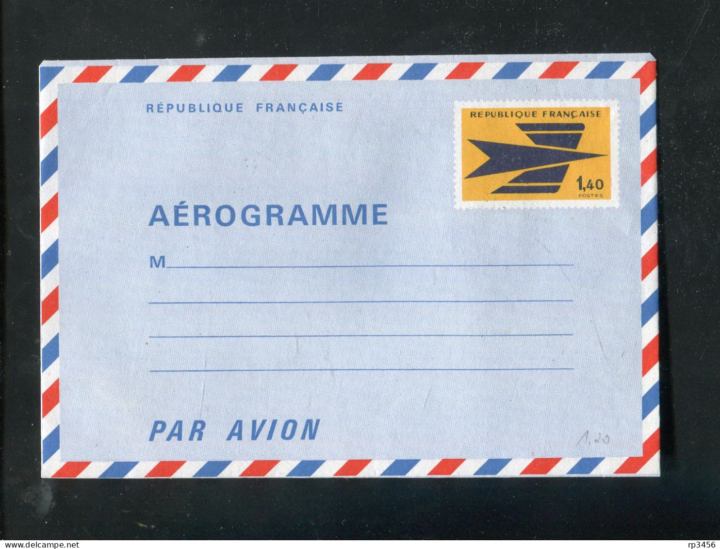 "FRANKREICH" 1970, Luftpostfaltbrief Mi. LF 3 ** (R0011) - Aérogrammes